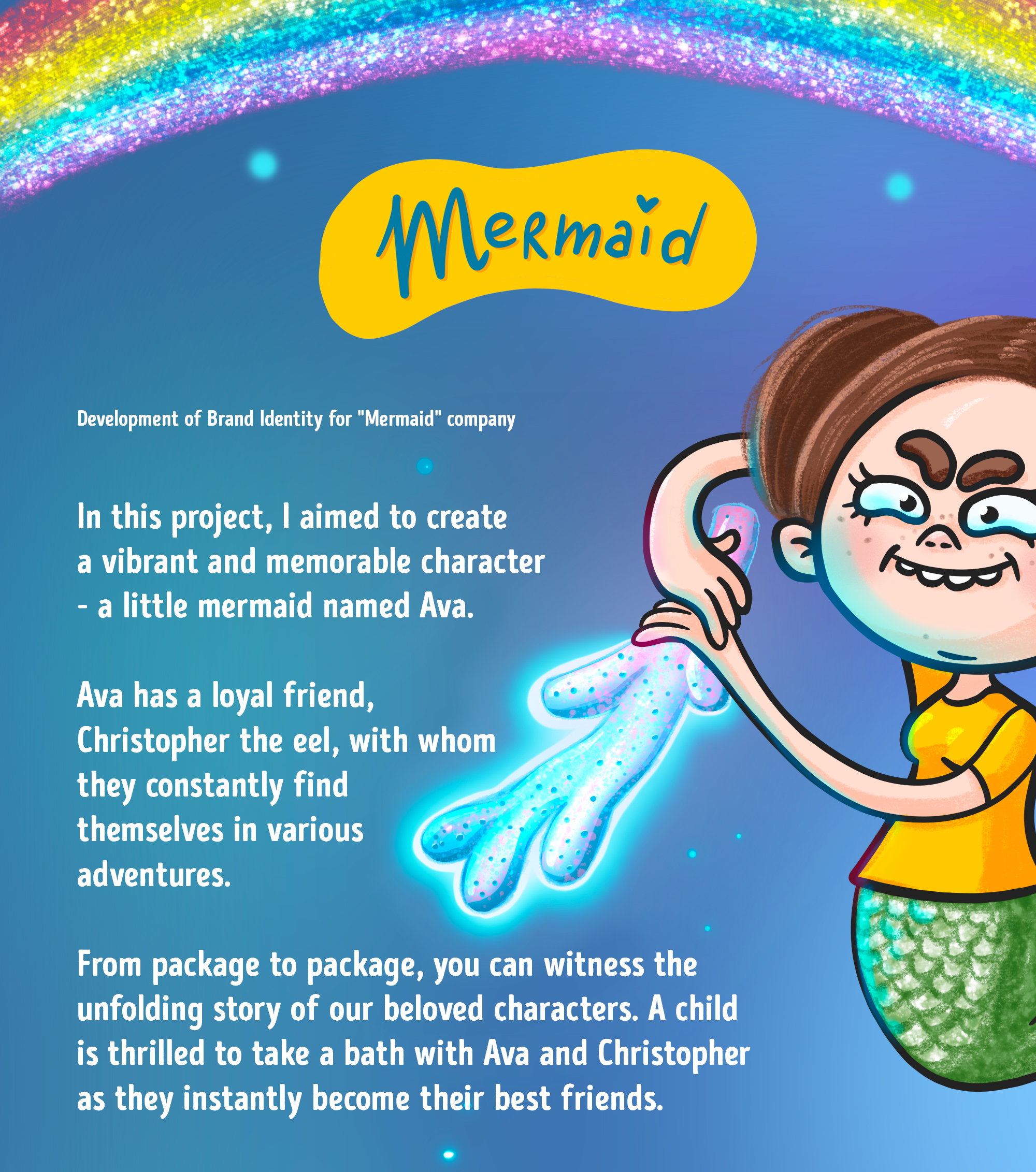 Creating a character for the "Mermaid" brand — Изображение №1 — Брендинг, Иллюстрация на Dprofile