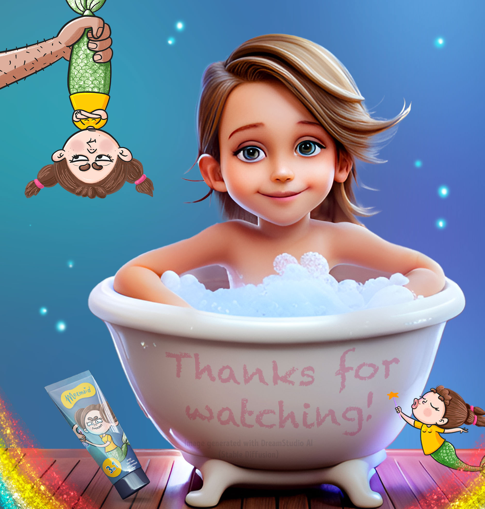 Creating a character for the "Mermaid" brand — Изображение №7 — Брендинг, Иллюстрация на Dprofile