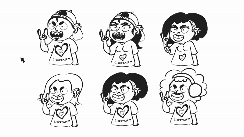 Стикеры для муз.проекта — Изображение №2 — Брендинг, Иллюстрация на Dprofile