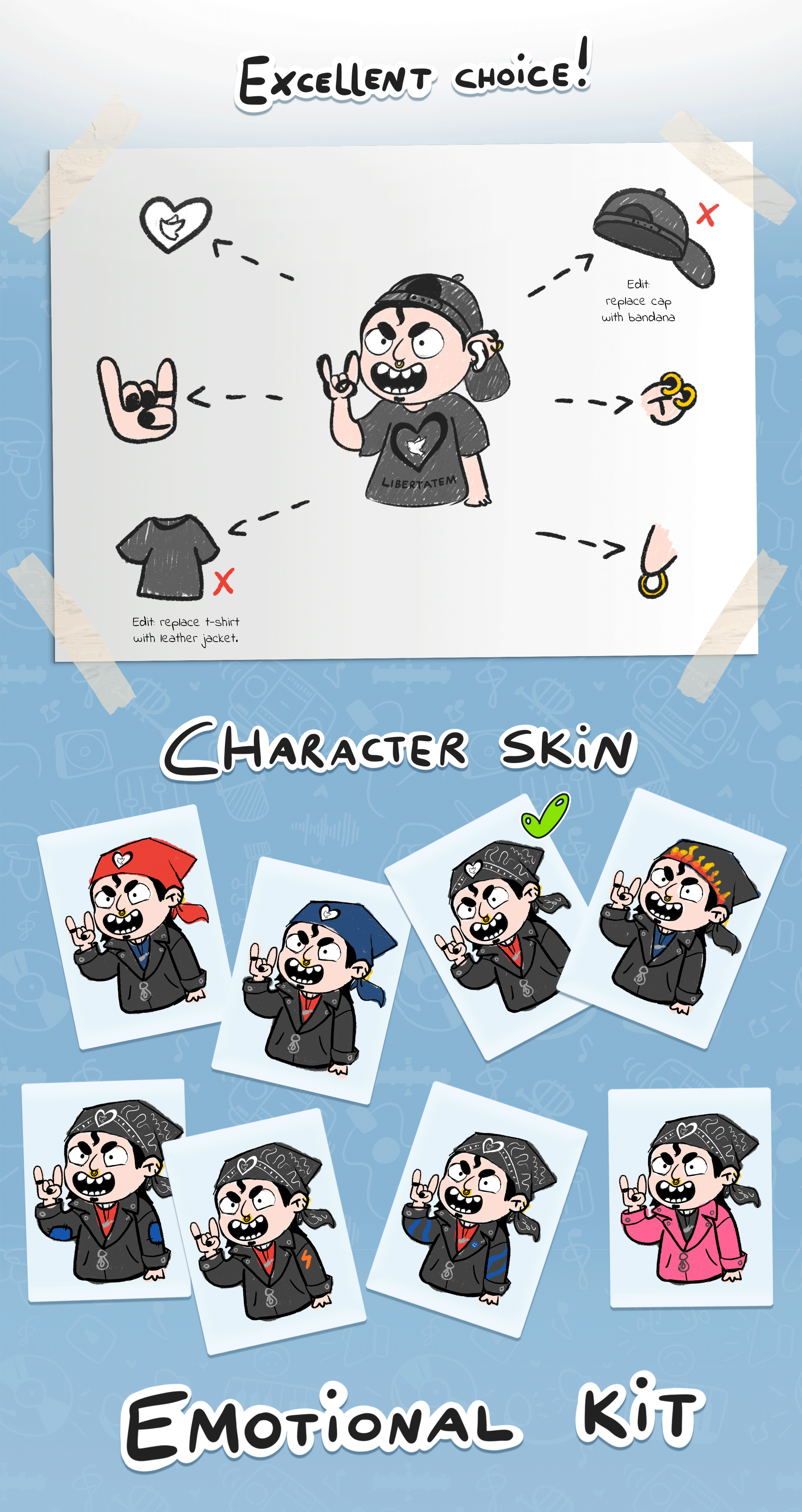 Стикеры для муз.проекта — Изображение №3 — Брендинг, Иллюстрация на Dprofile