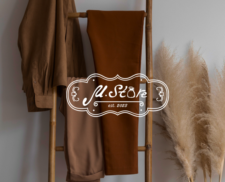 M. Store logo for textile products — Брендинг, Иллюстрация на Dprofile