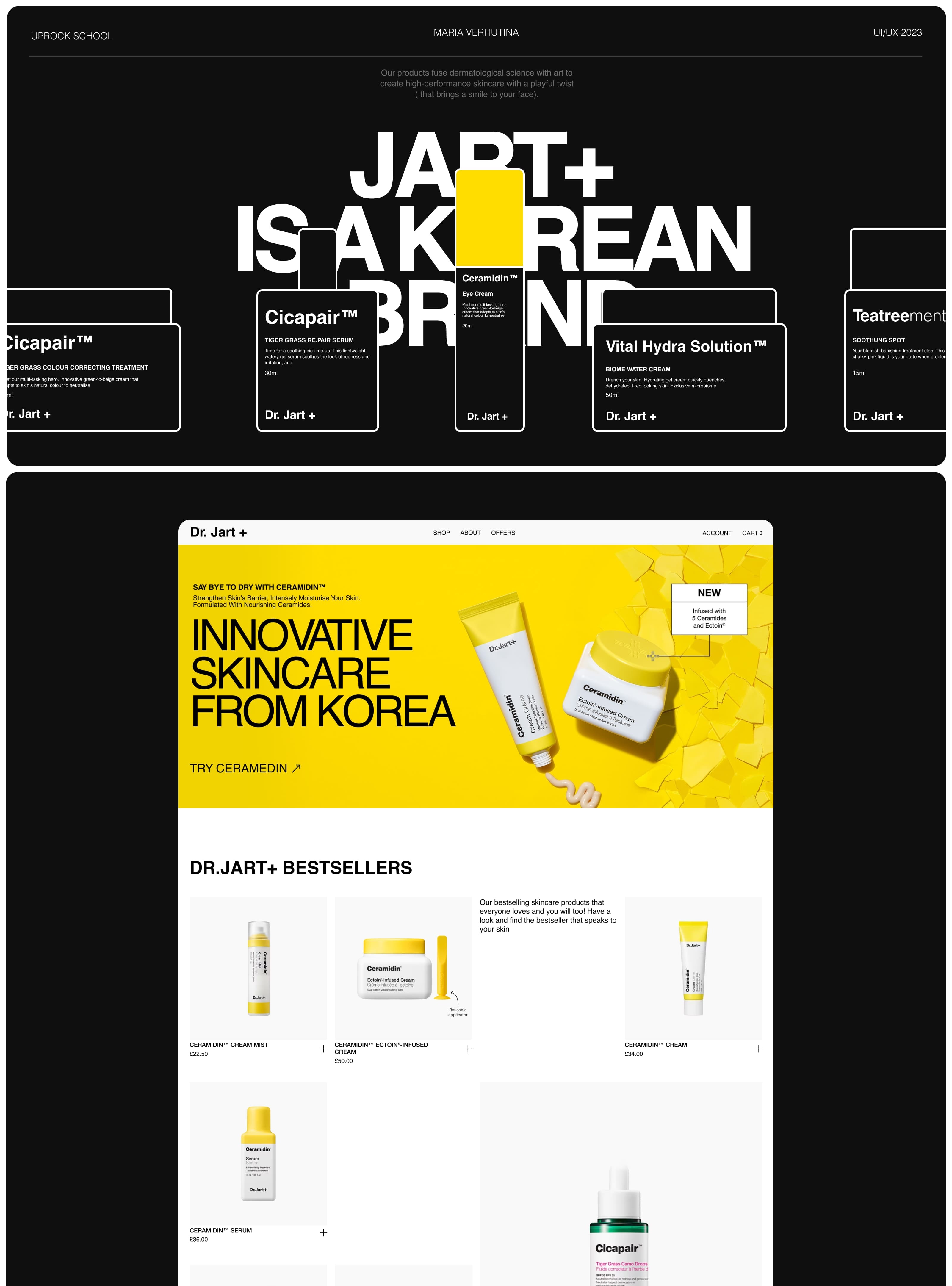 Dr. Jart+ | E-commerce redesign — Изображение №1 — Интерфейсы, Брендинг на Dprofile