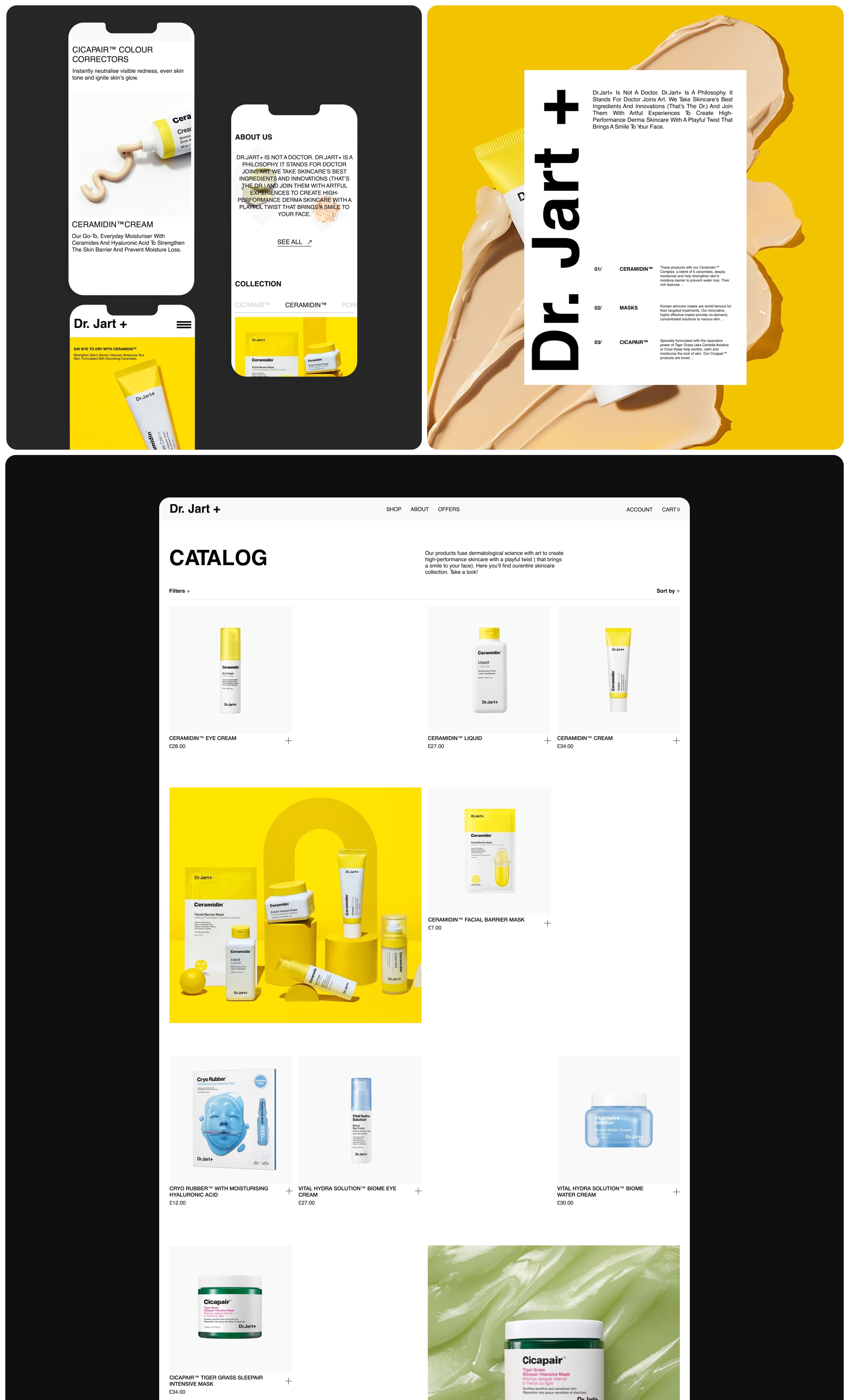 Dr. Jart+ | E-commerce redesign — Изображение №3 — Интерфейсы, Брендинг на Dprofile