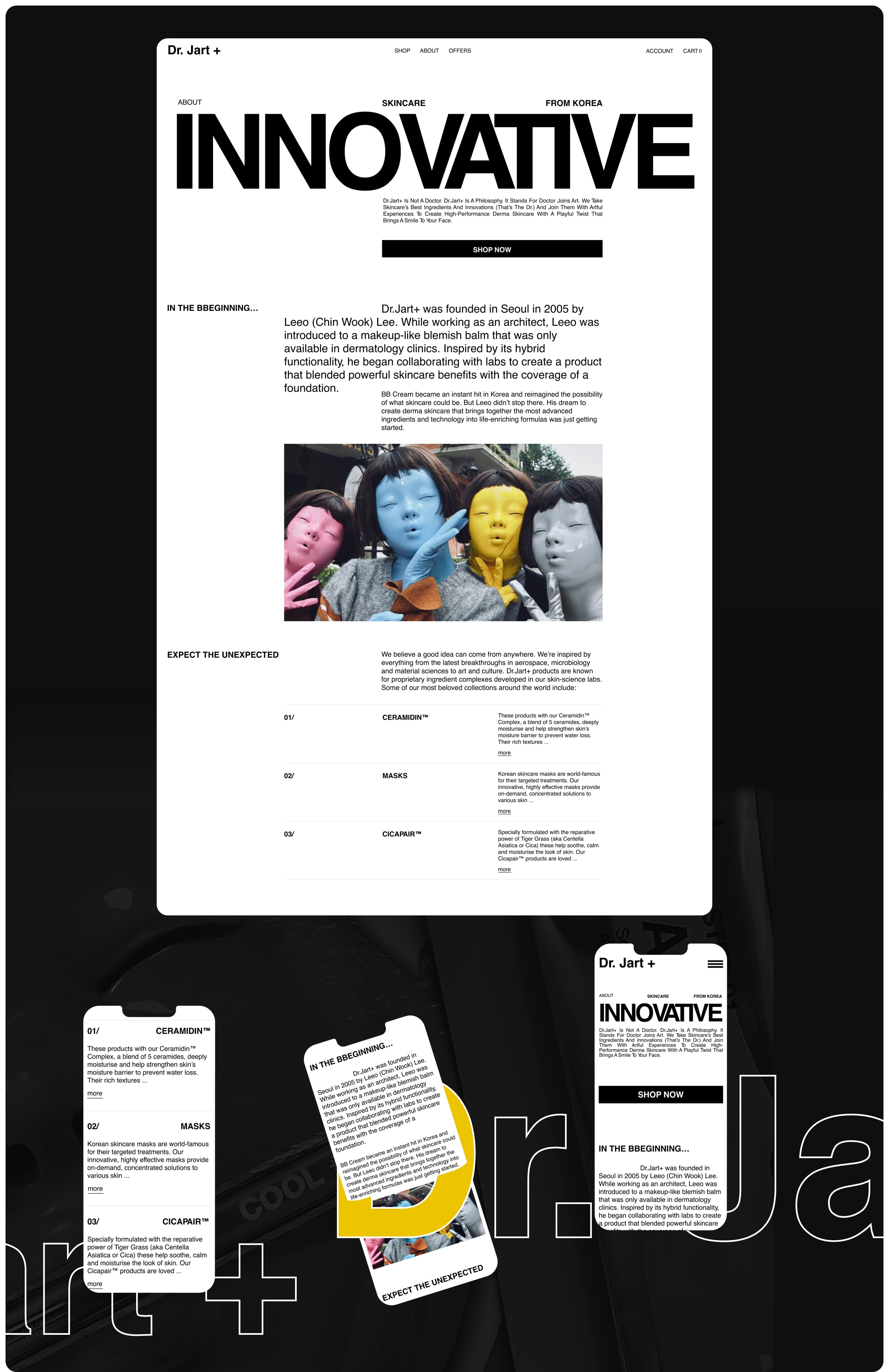 Dr. Jart+ | E-commerce redesign — Изображение №6 — Интерфейсы, Брендинг на Dprofile