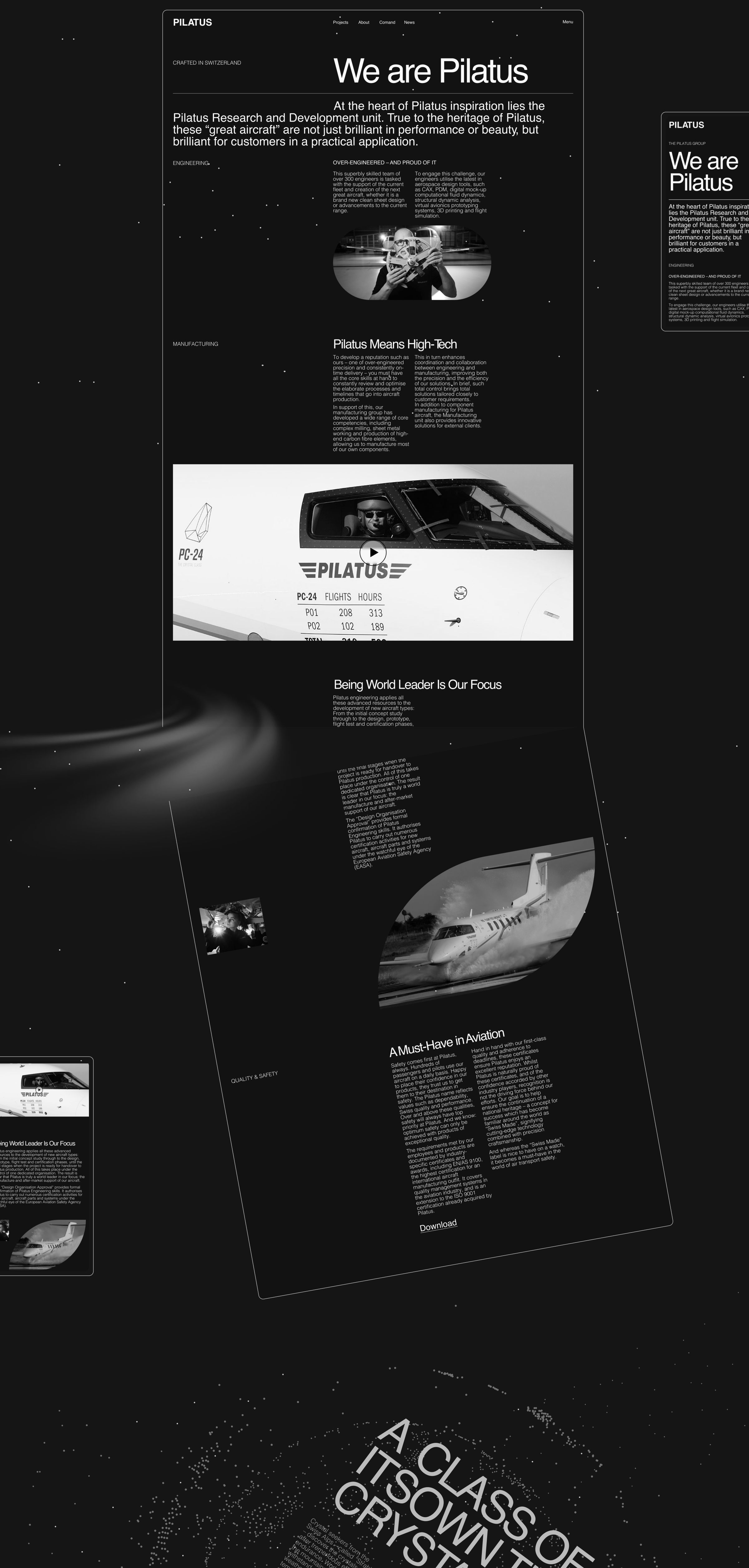 PILATUS AIRCRAFT E-commerce Redesign — Изображение №6 — Интерфейсы, Графика на Dprofile