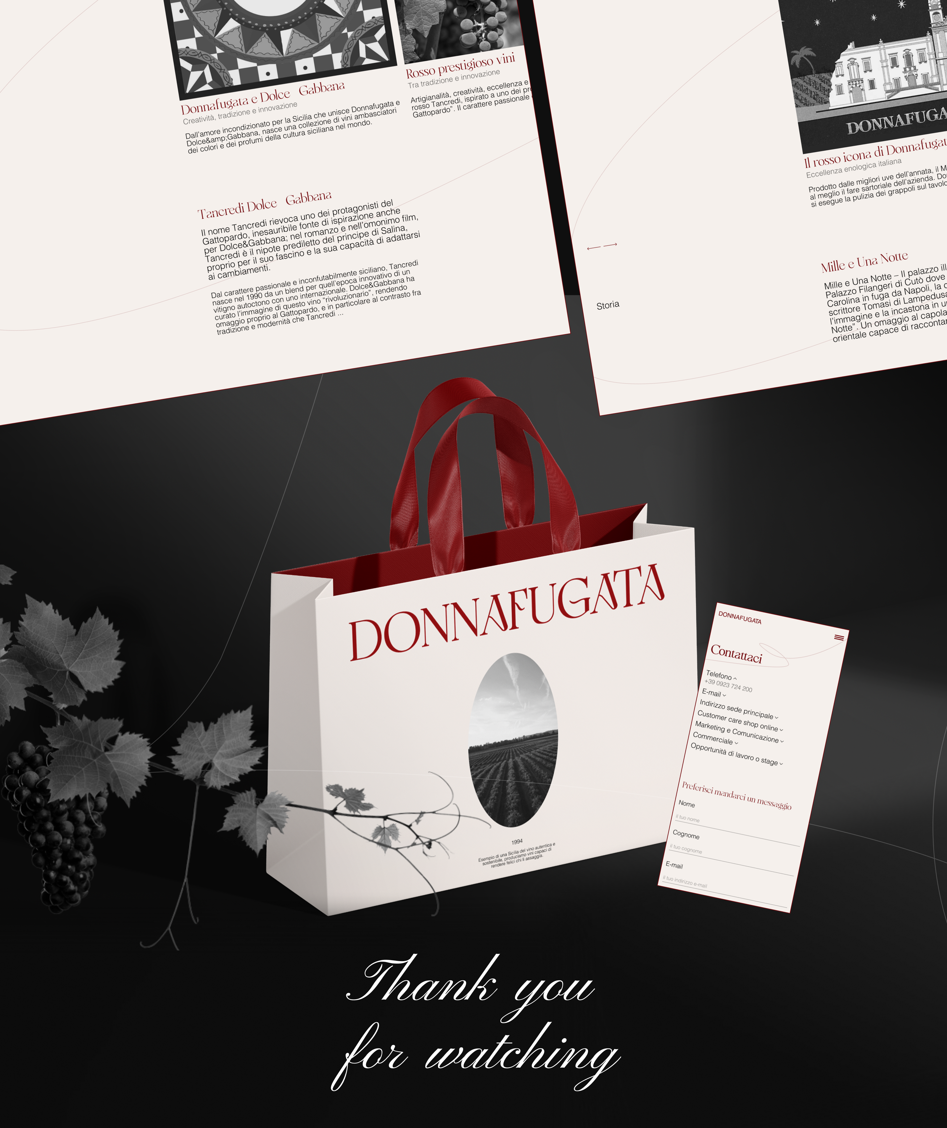 DONNAFUGATA E-commerce Redesign — Изображение №8 — Интерфейсы, Брендинг на Dprofile