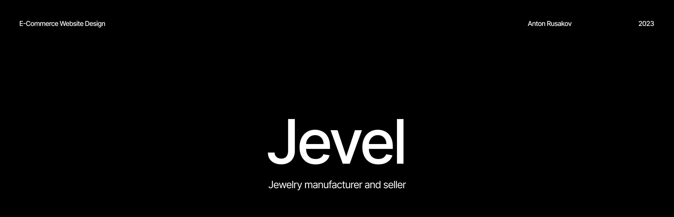 Jevel - E-Commerce Website Design — Изображение №1 — Интерфейсы на Dprofile
