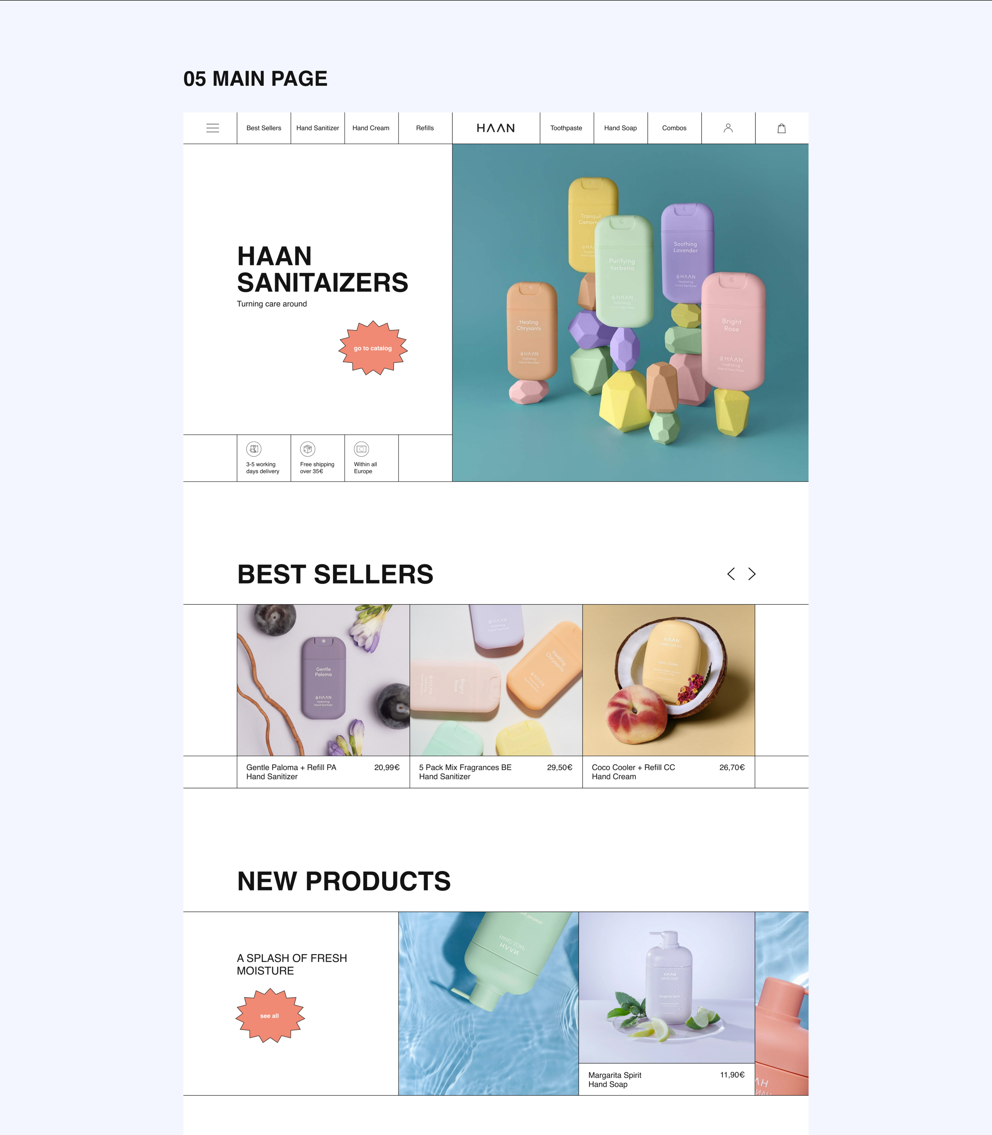 E-commerce HAAN / Интернет-магазин санитайзеров HAAN — Изображение №5 — Интерфейсы на Dprofile