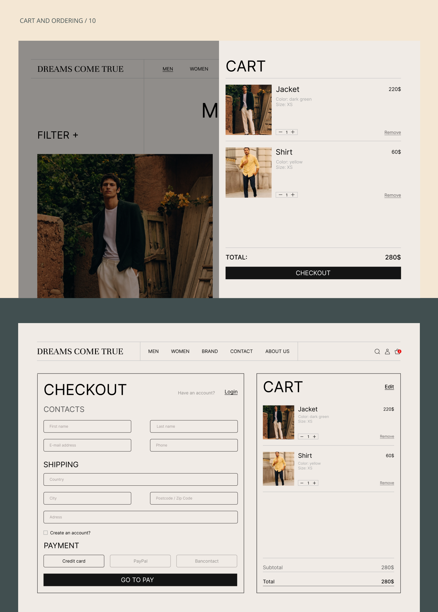 DREAM COME TRUE design concept — Изображение №8 — Интерфейсы, Брендинг на Dprofile