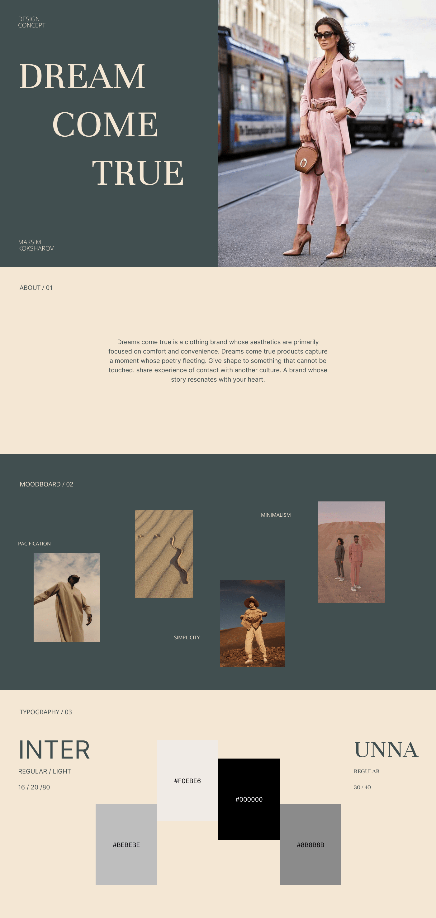 DREAM COME TRUE design concept — Изображение №1 — Интерфейсы, Брендинг на Dprofile