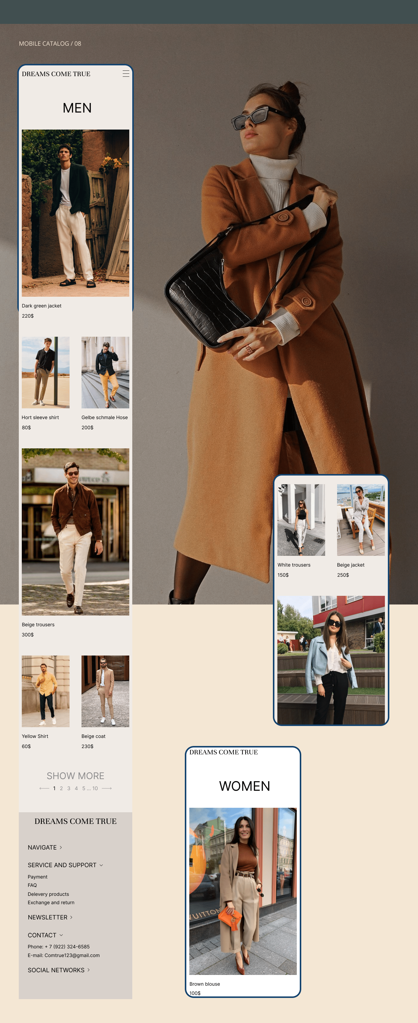 DREAM COME TRUE design concept — Изображение №6 — Интерфейсы, Брендинг на Dprofile