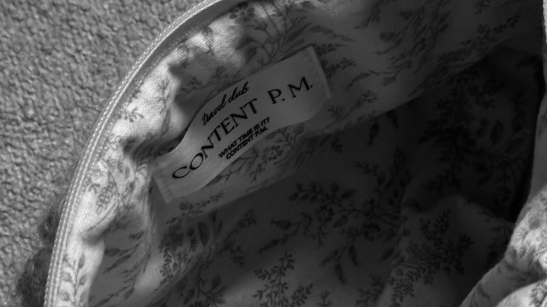 CONTENT P.M. | Identity for travel club & accessories — Изображение №12 — Брендинг на Dprofile