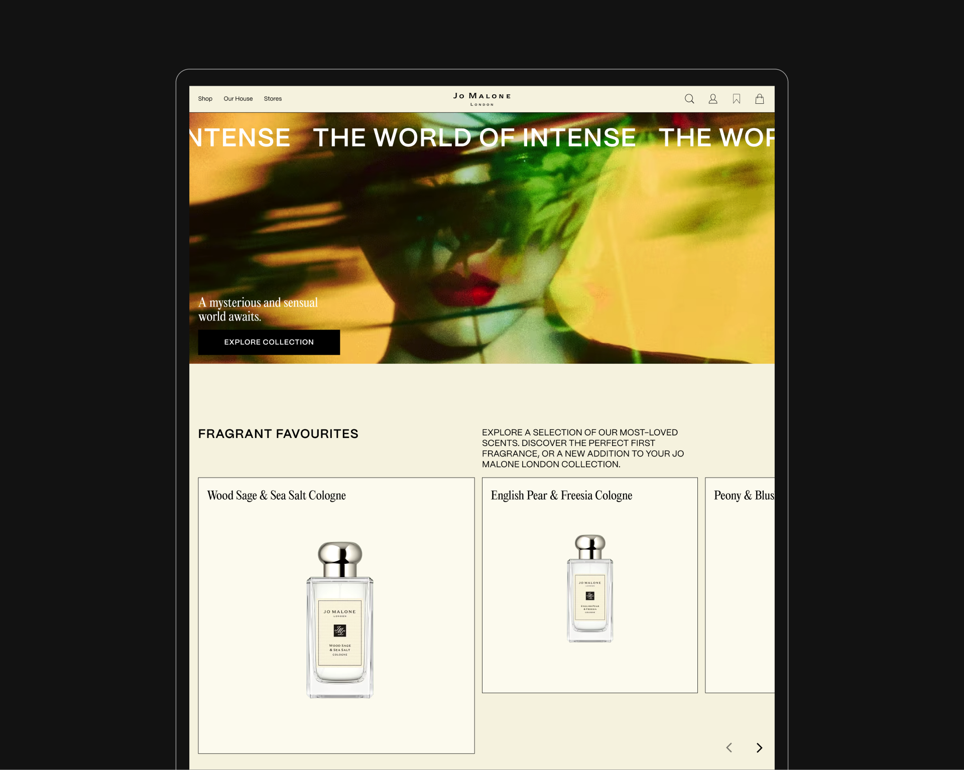Jo Malone | E-commerce — Изображение №3 — Интерфейсы на Dprofile