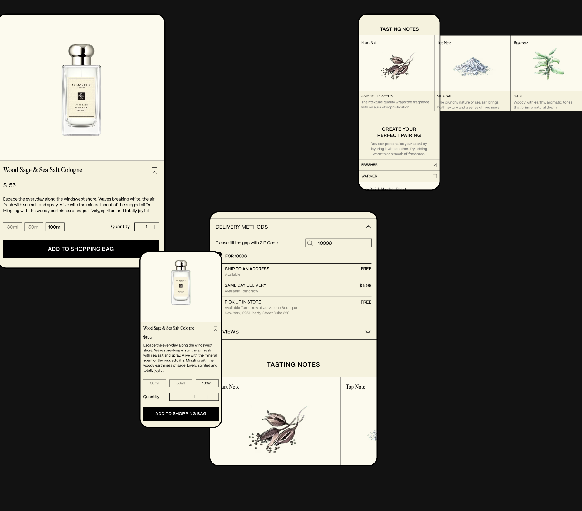 Jo Malone | E-commerce — Изображение №10 — Интерфейсы на Dprofile
