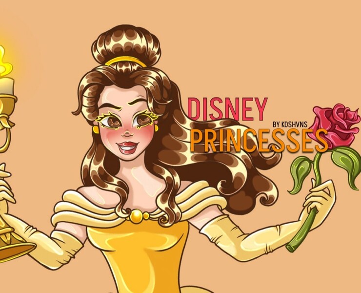 DYSNEY PRINCESSES — Иллюстрация, Маркетинг на Dprofile