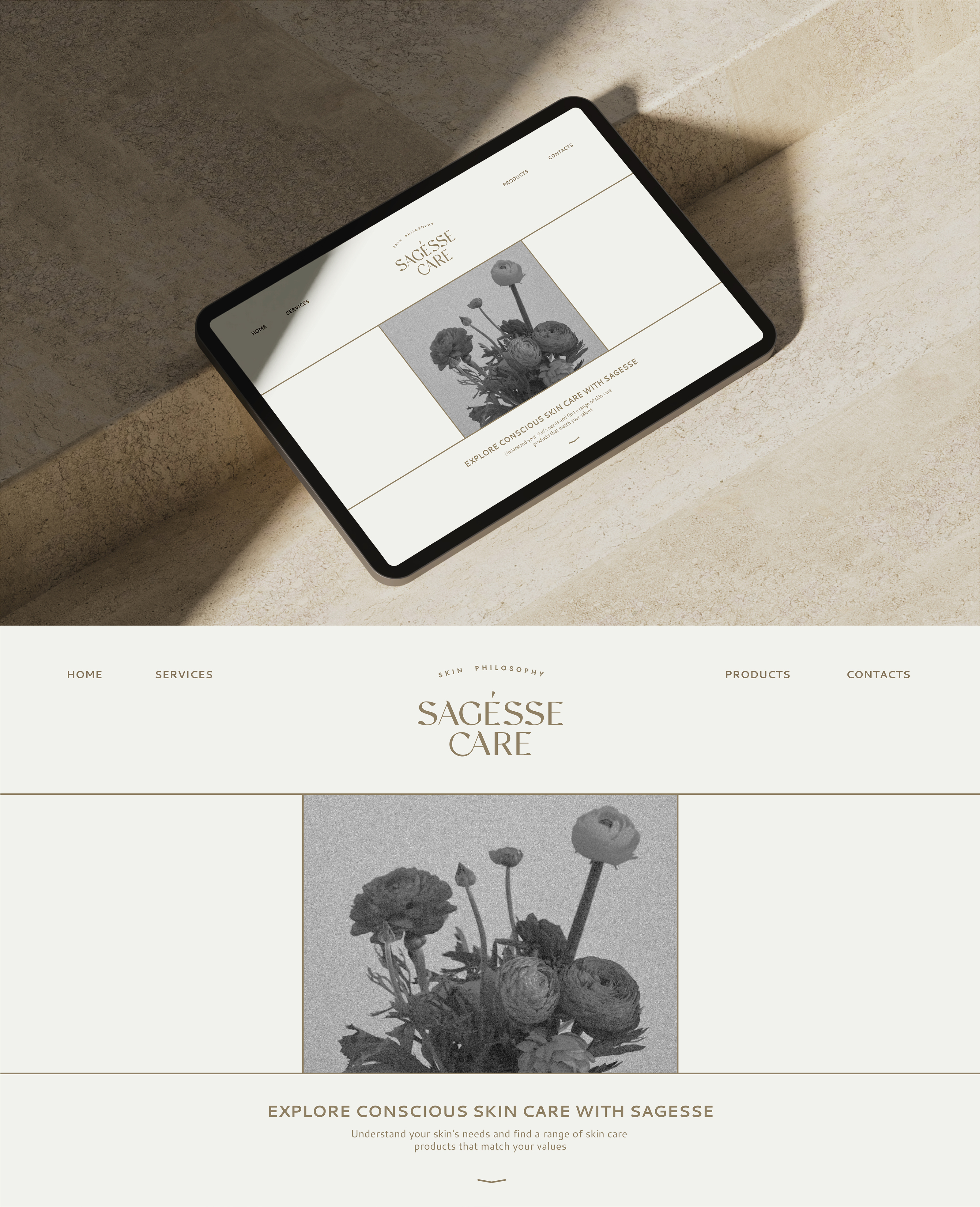 Brand Identity | SagesseCare | Beauty Store & Mentoring — Изображение №6 — Брендинг на Dprofile