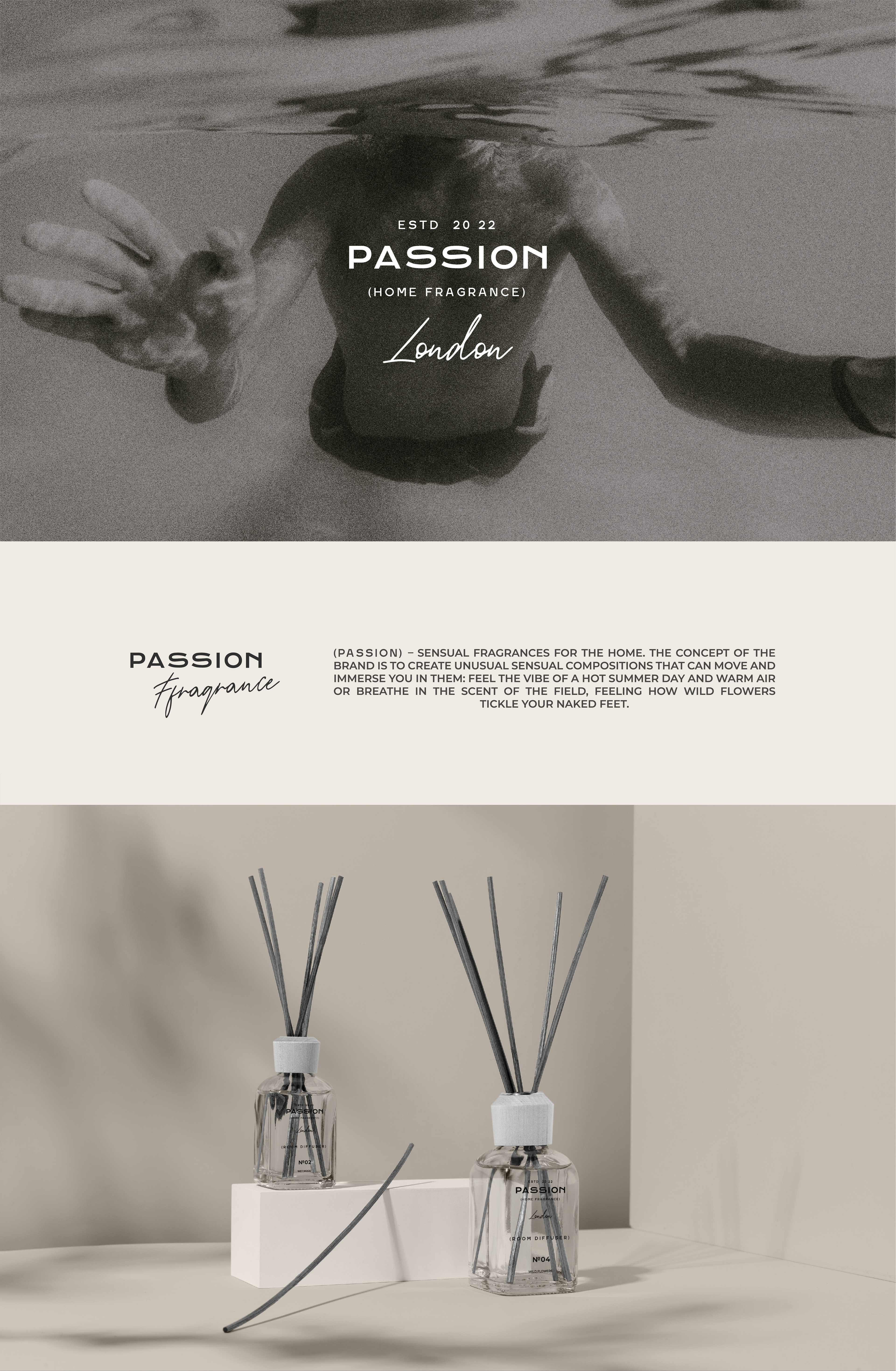 Brand Identity | Passion | Fragrances for home — Изображение №1 — Брендинг на Dprofile