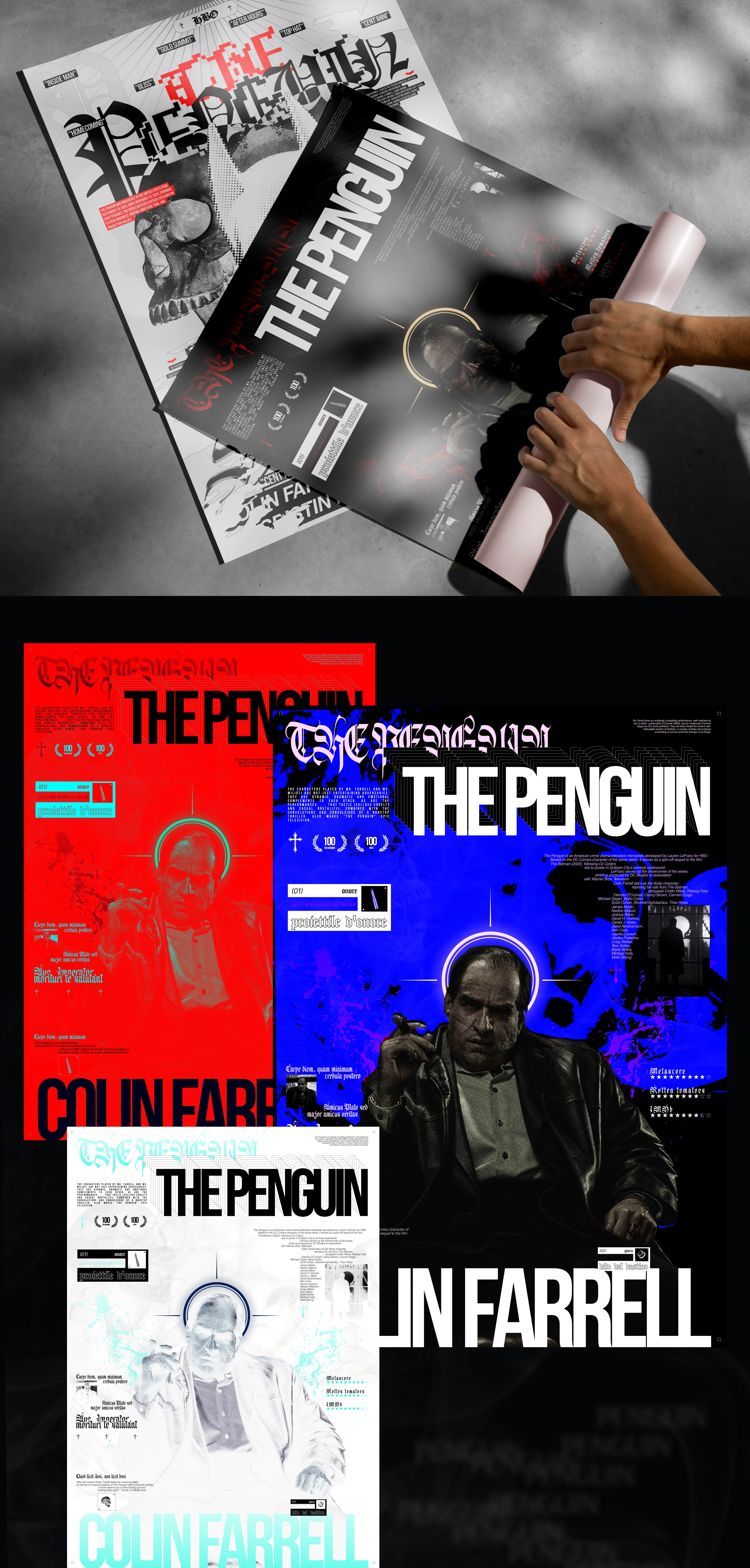 The Penguin HBO [poster collection] — Изображение №3 — Иллюстрация, Графика на Dprofile