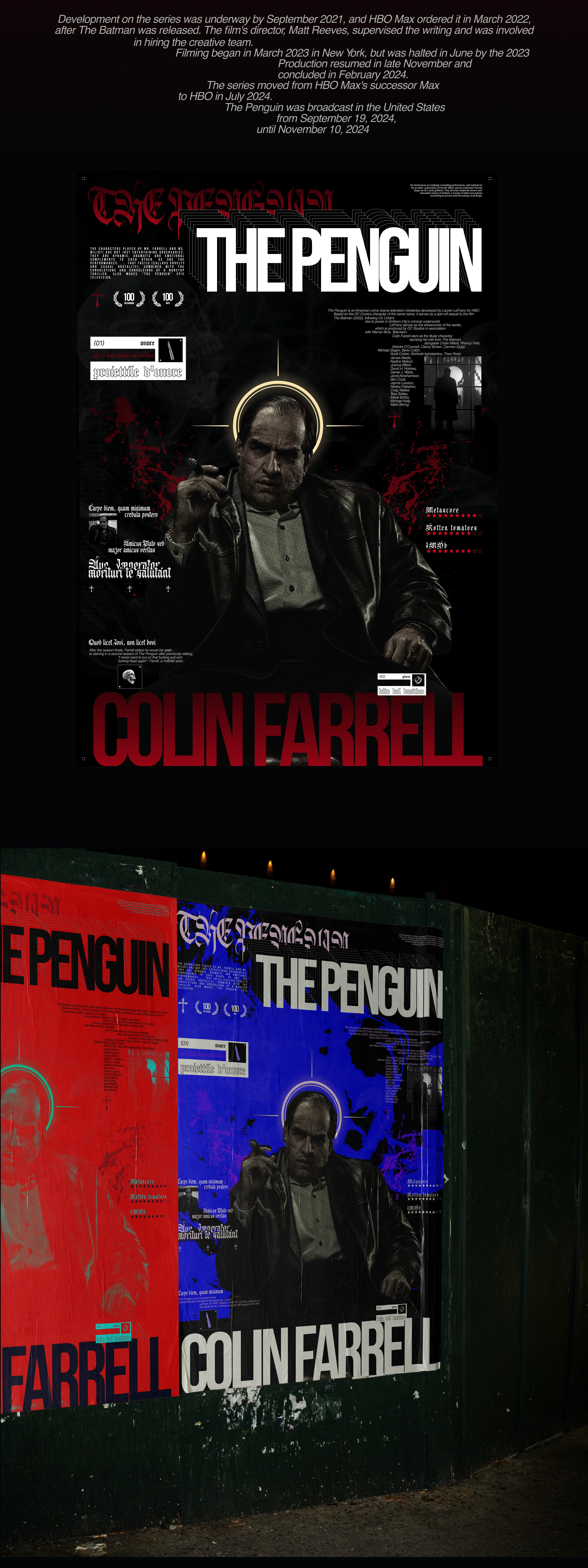 The Penguin HBO [poster collection] — Изображение №2 — Иллюстрация, Графика на Dprofile