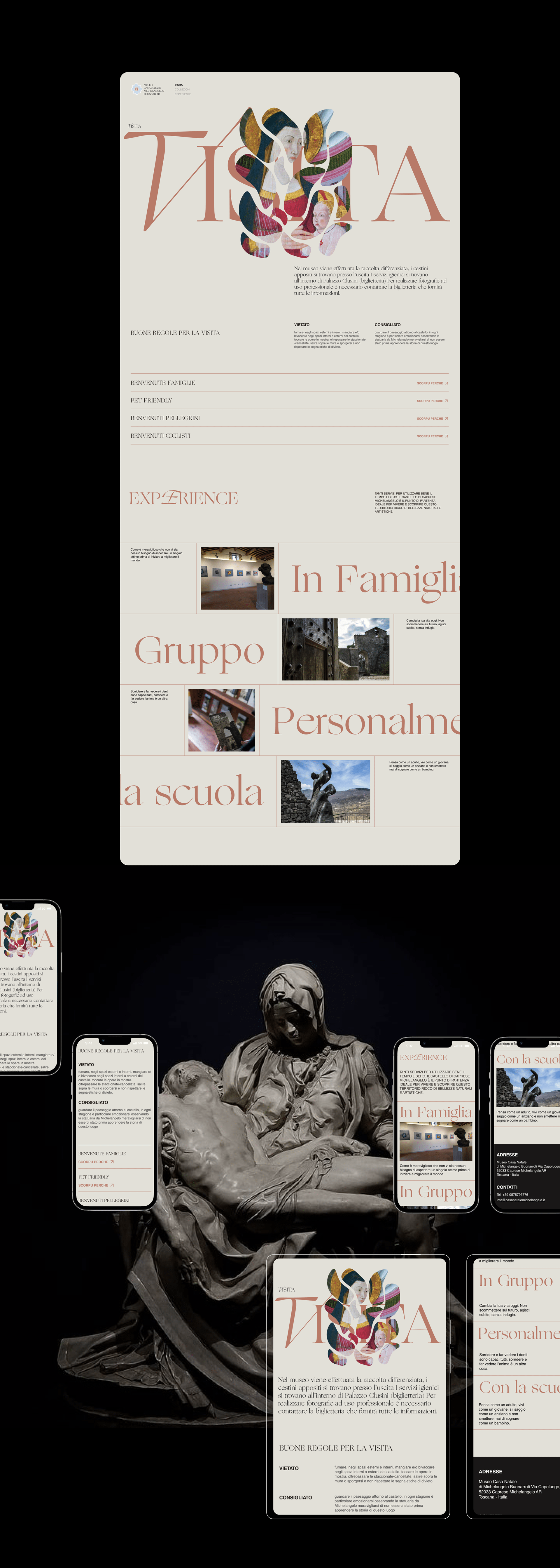 Museum of Michelangelo Buanarroti — Изображение №4 — Интерфейсы на Dprofile