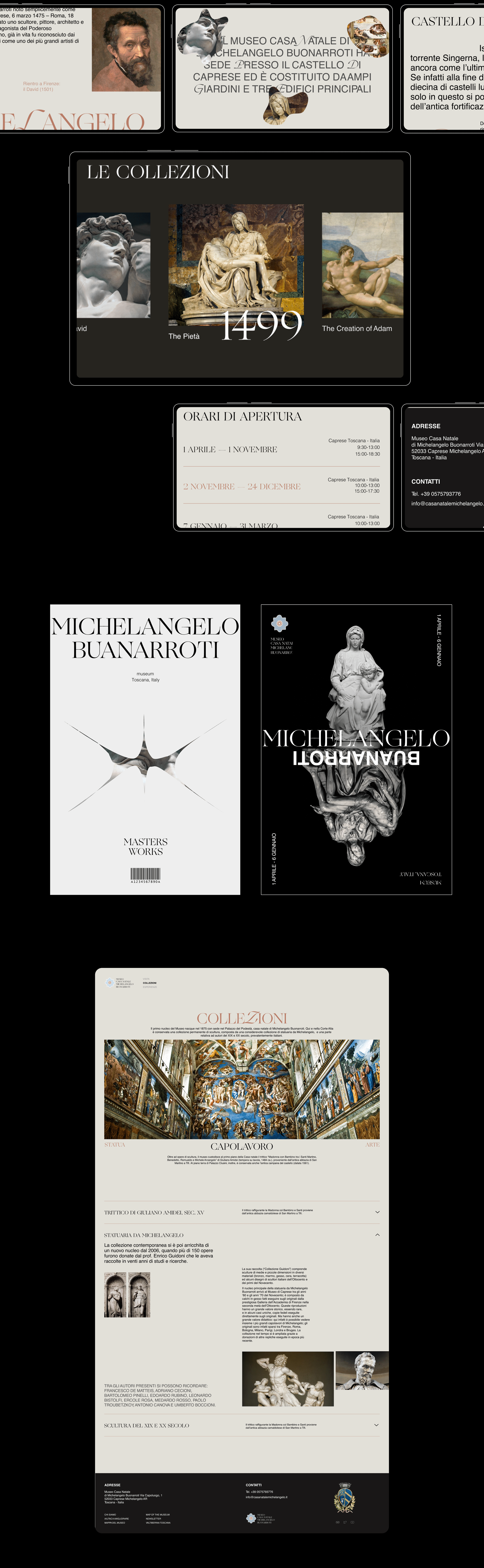 Museum of Michelangelo Buanarroti — Изображение №2 — Интерфейсы на Dprofile