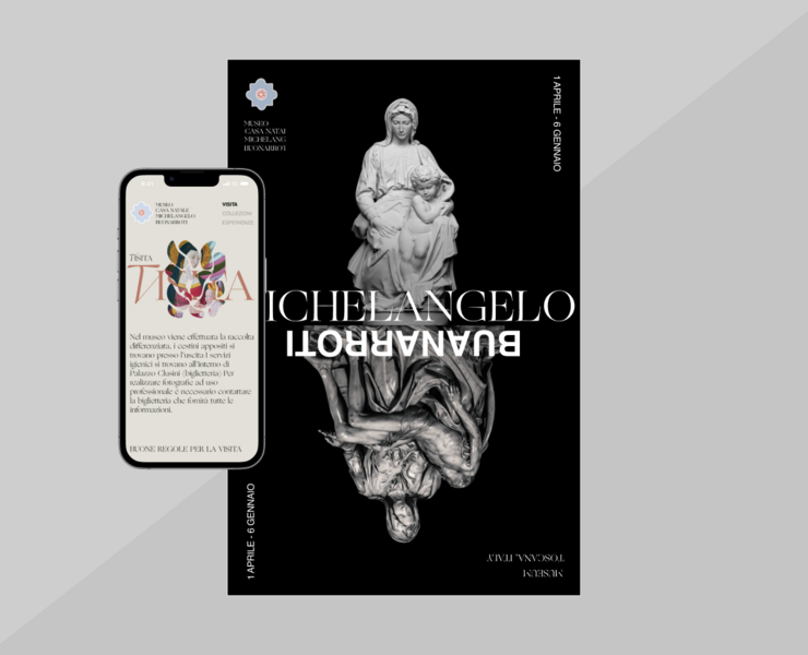 Museum of Michelangelo Buanarroti — Интерфейсы на Dprofile