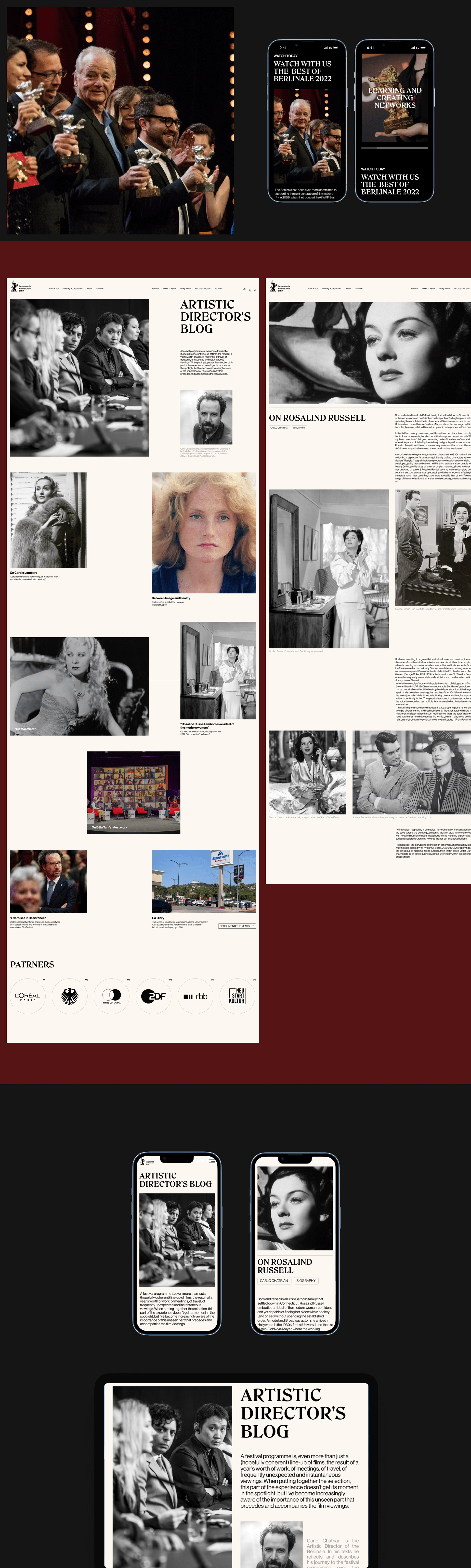 BERLINARE | Corporate Redesign — Изображение №4 — Интерфейсы на Dprofile