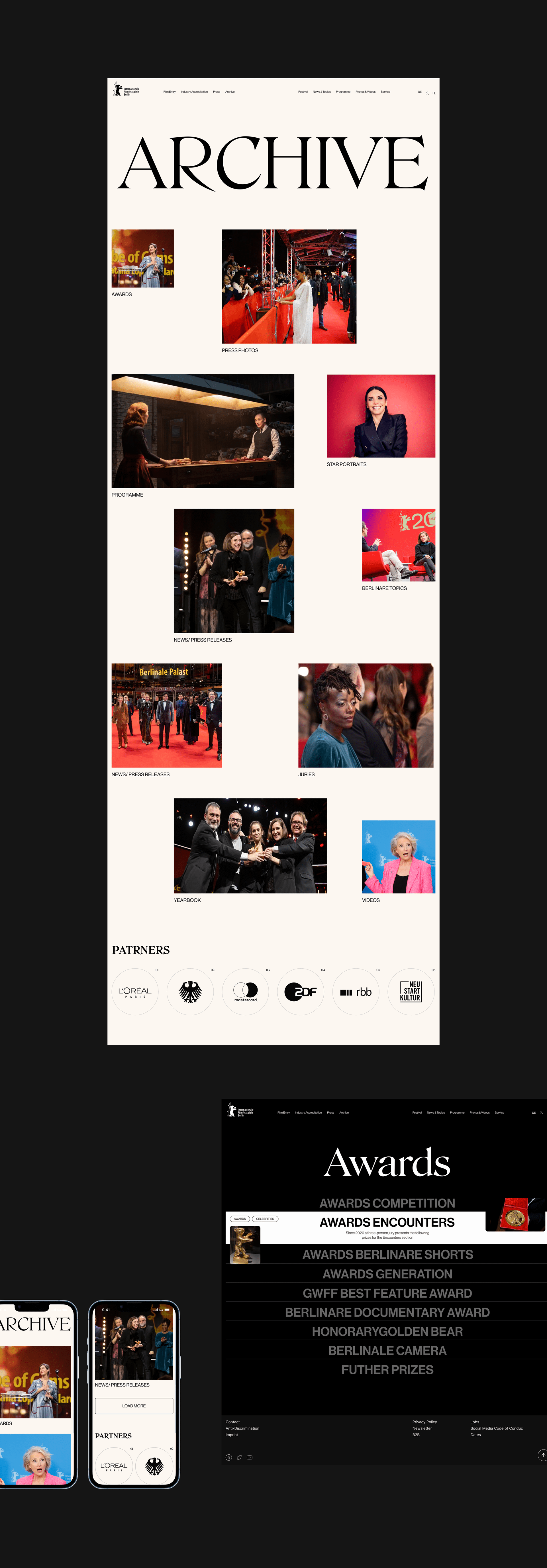 BERLINARE | Corporate Redesign — Изображение №3 — Интерфейсы на Dprofile