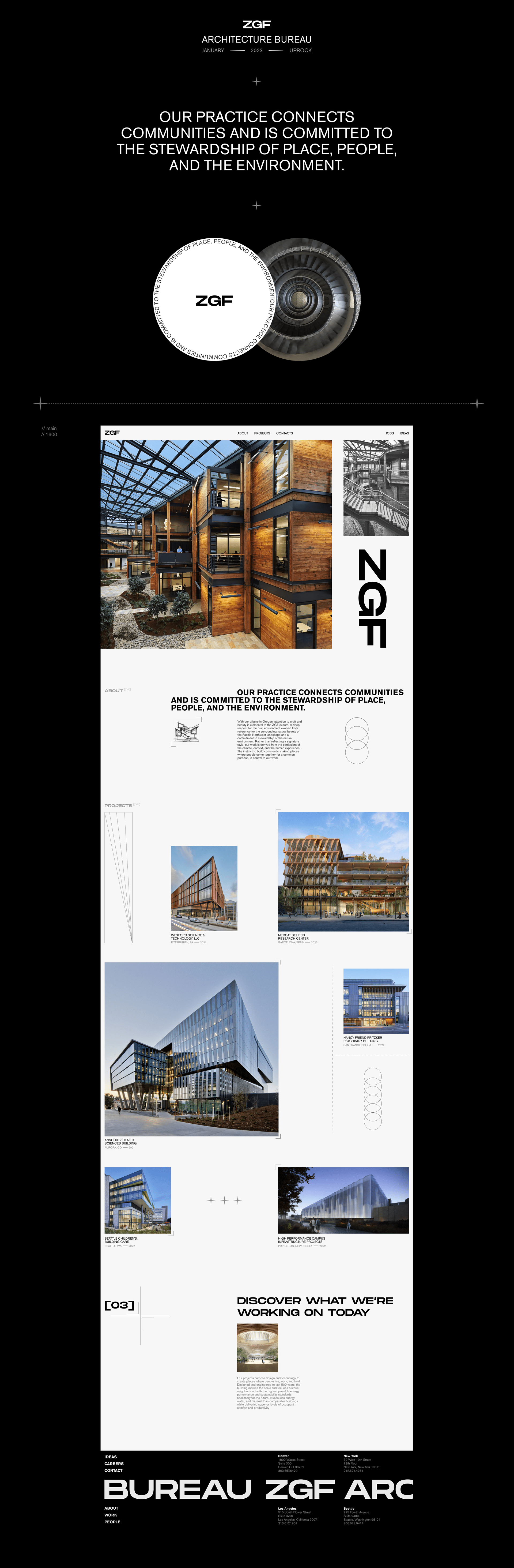 ZGF | Corporate redesign — Изображение №1 — Интерфейсы на Dprofile