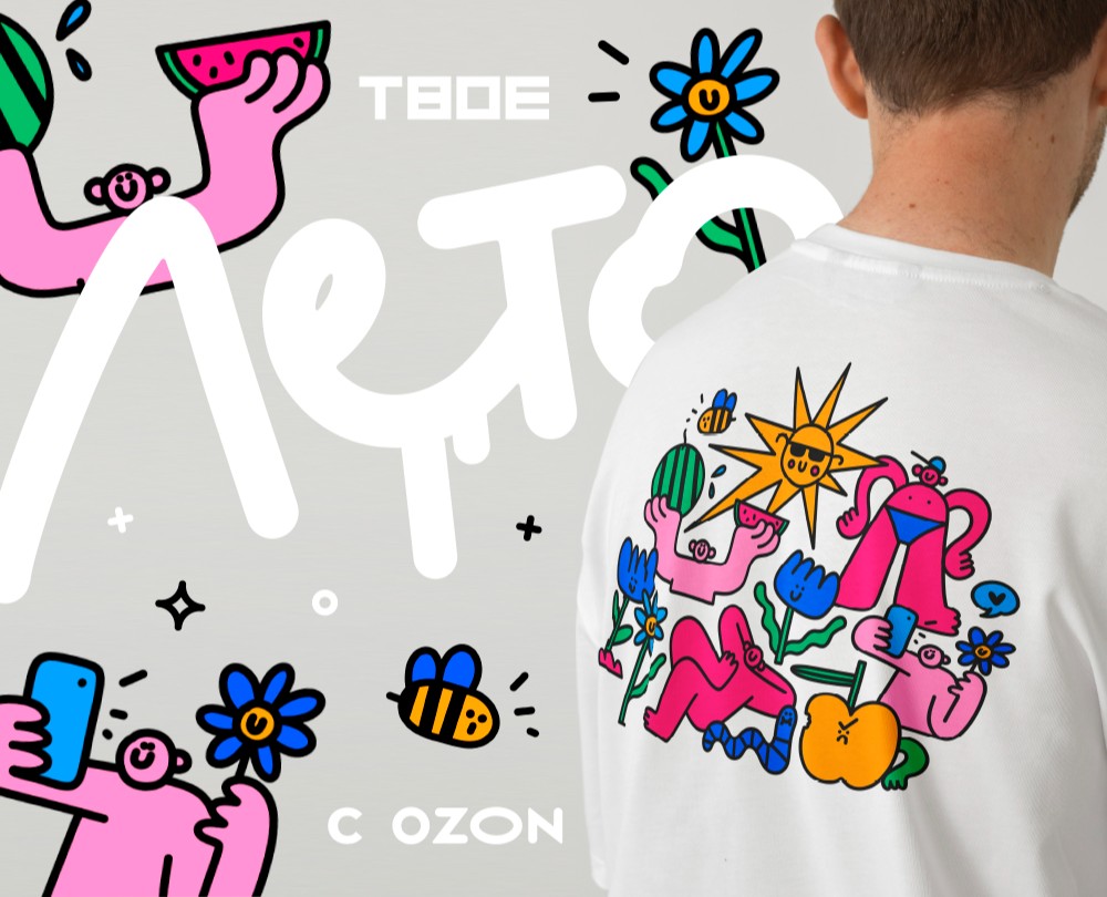 Летний принт для ТВОЕ и OZON. на Dprofile