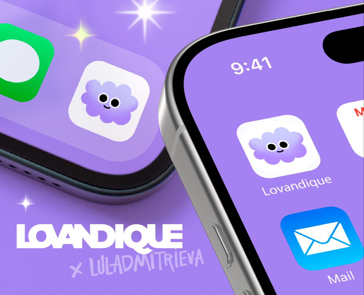 Персонаж и лого LOVANDIQUE — Брендинг, Иллюстрация на Dprofile