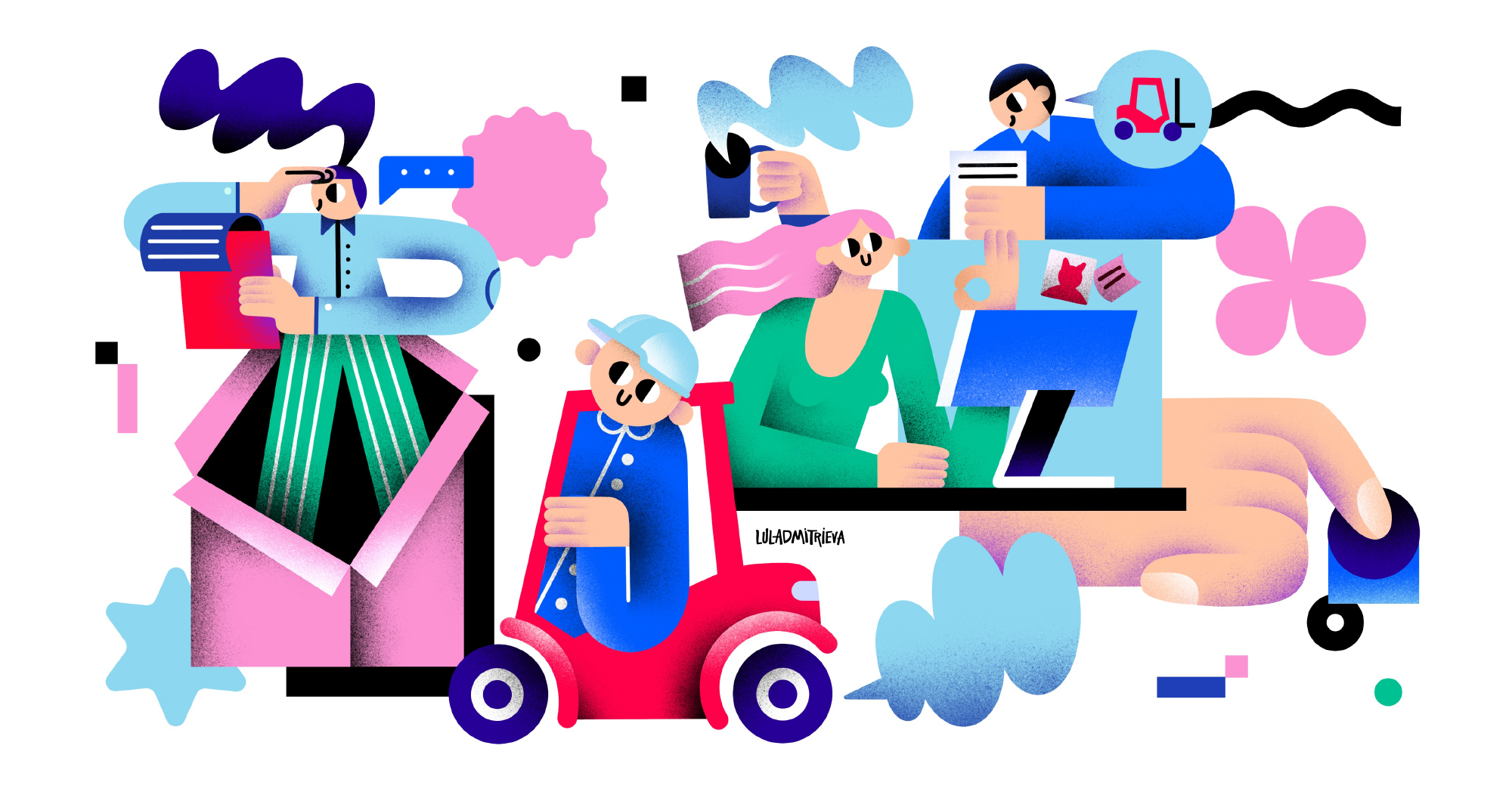 Иллюстрации для кодекса ТМК group — Изображение №8 — Иллюстрация, Графика на Dprofile