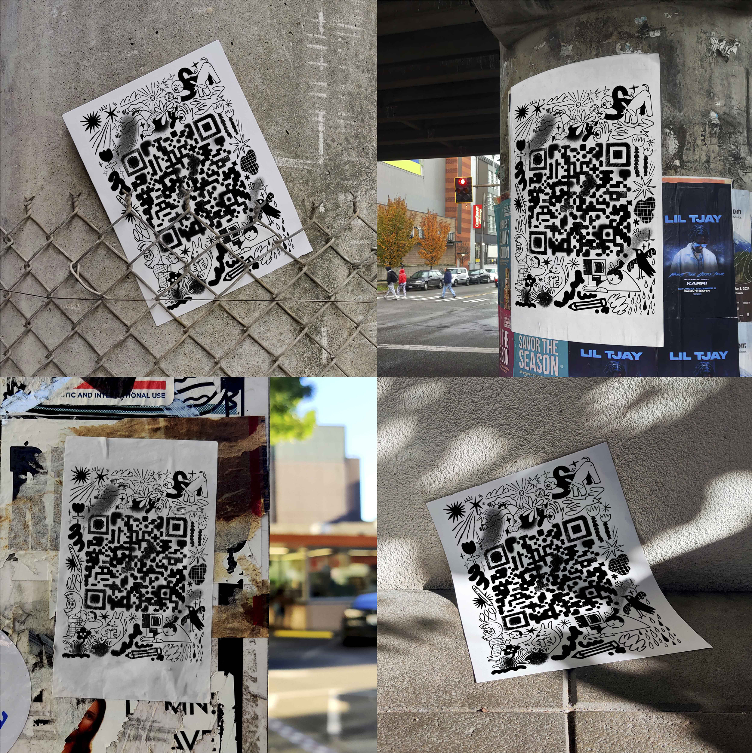 Дизайн QR-кода. Постер для Dprofile. — Изображение №3 — Иллюстрация, Графика на Dprofile