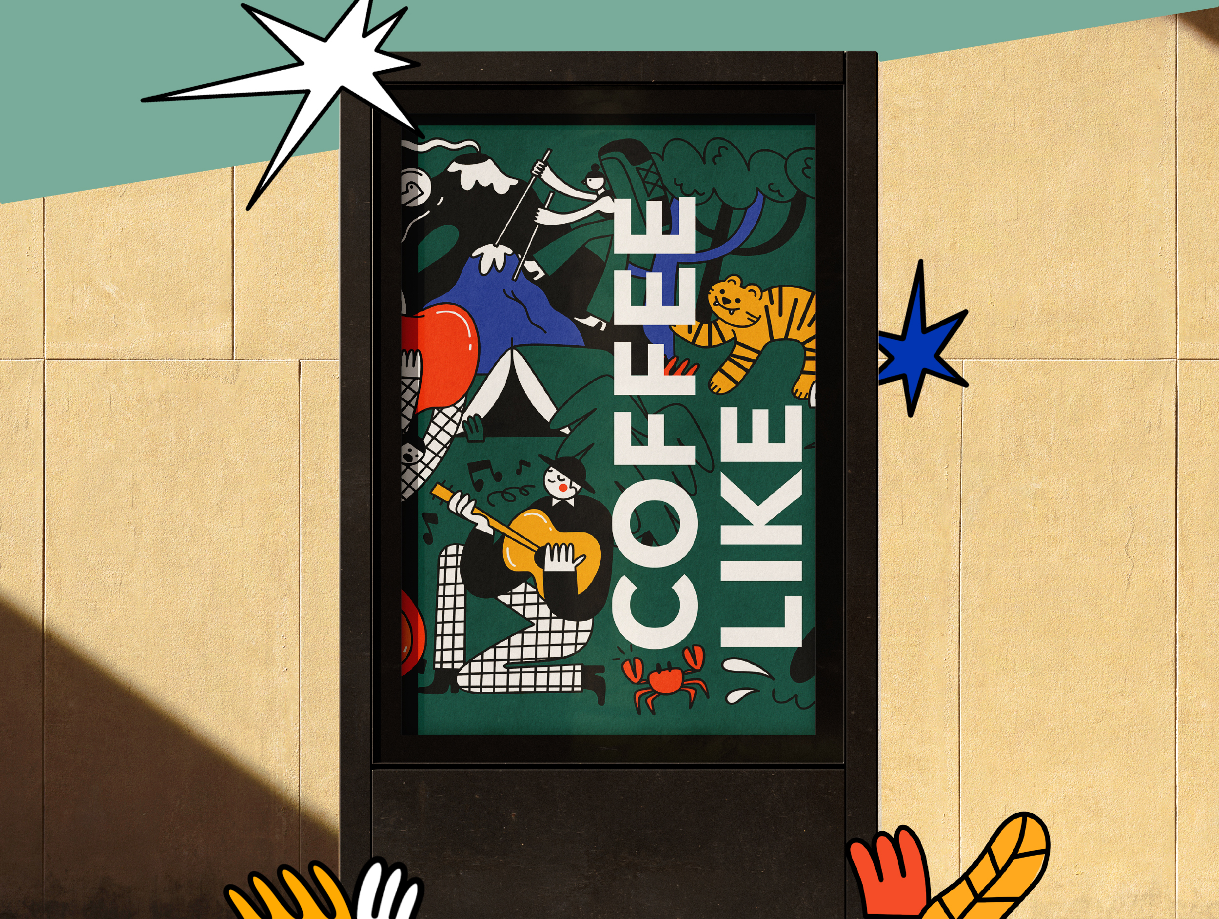 COFFEE LIKE. Путешествия по России — Изображение №3 — Брендинг, Иллюстрация на Dprofile