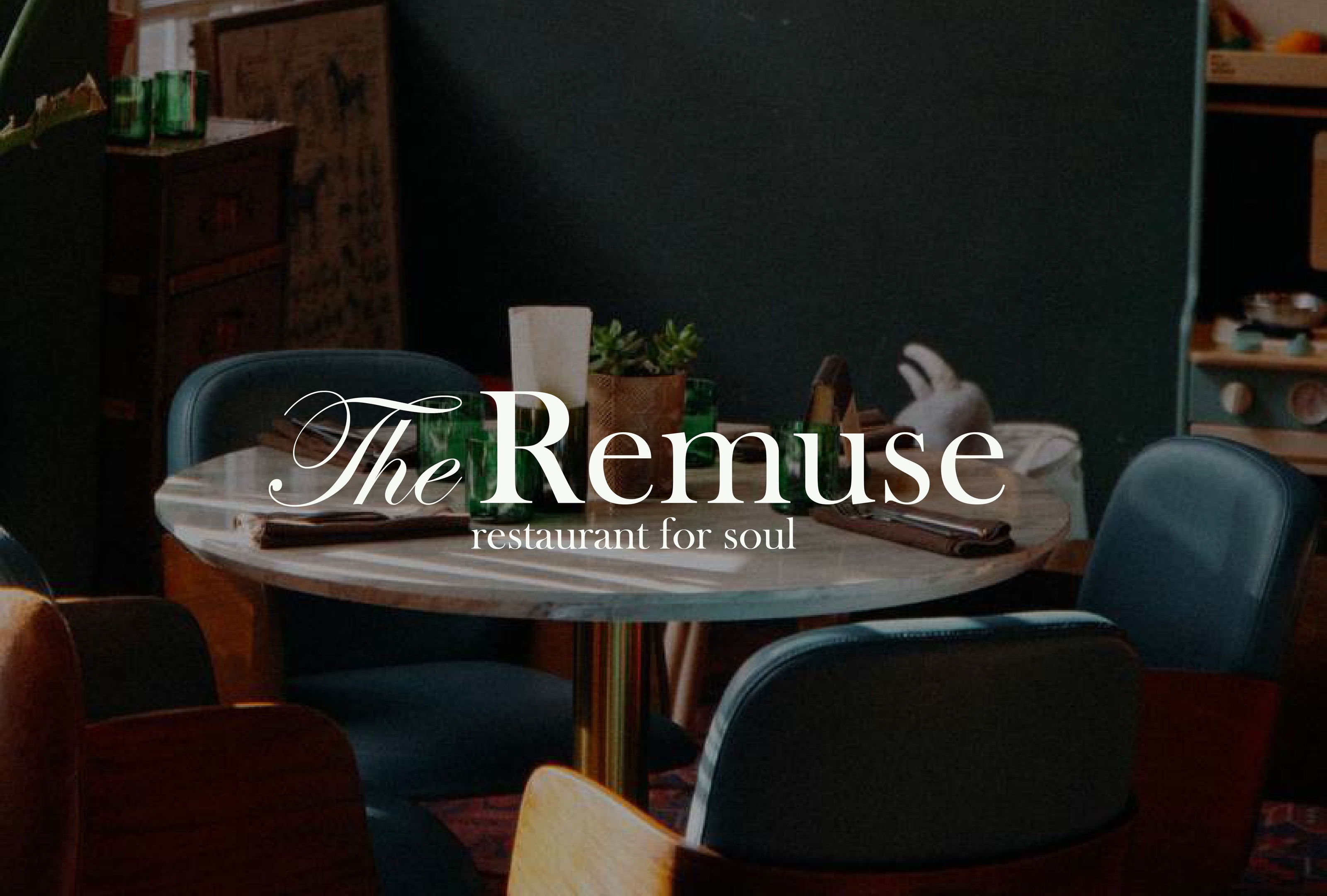 The Remuse | Brand identity for a restaurant — Изображение №15 — Брендинг, Графика на Dprofile