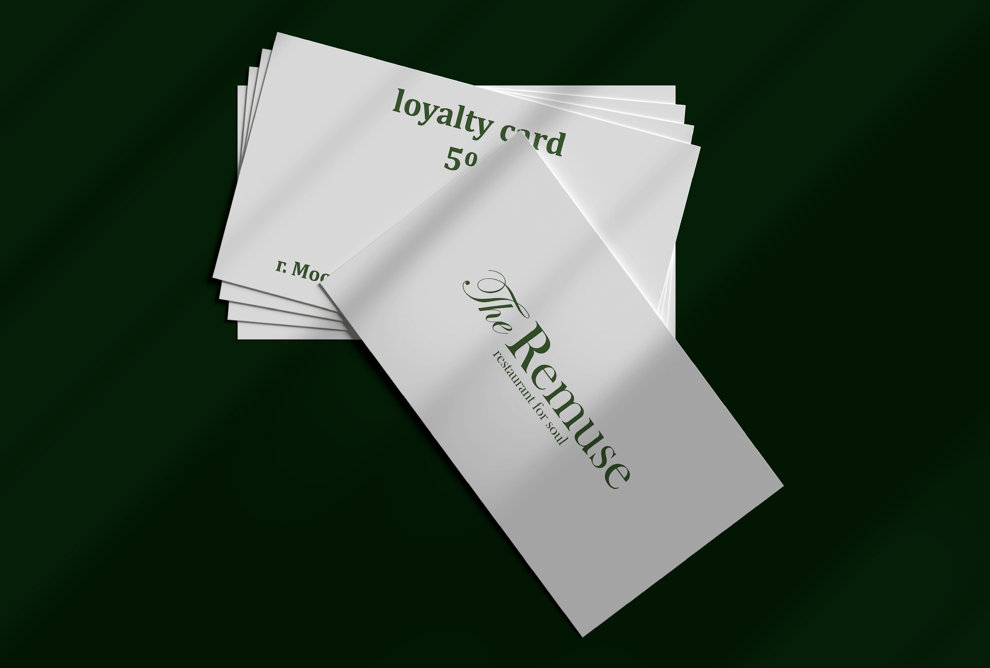 The Remuse | Brand identity for a restaurant — Изображение №6 — Брендинг, Графика на Dprofile