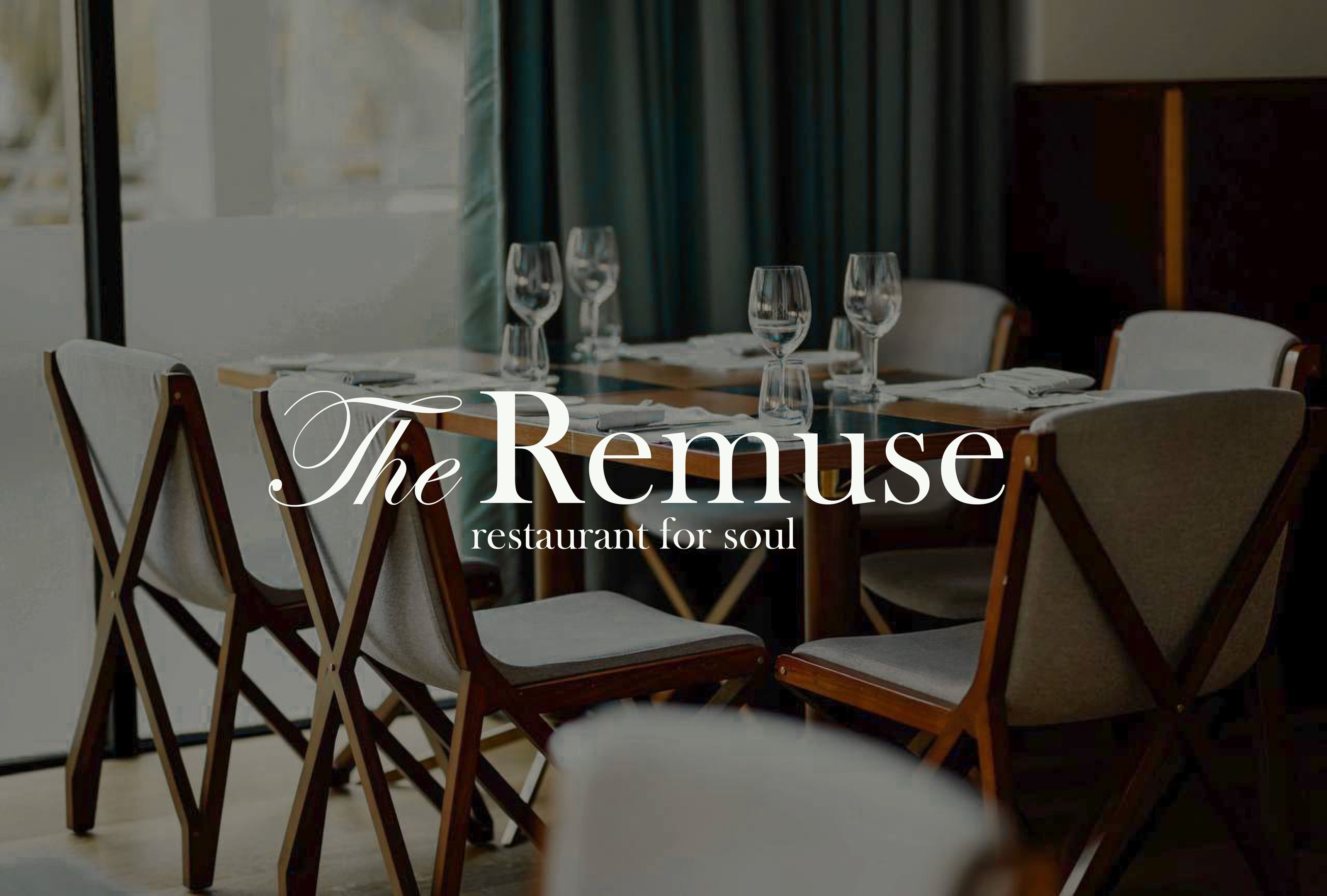 The Remuse | Brand identity for a restaurant — Изображение №1 — Брендинг, Графика на Dprofile