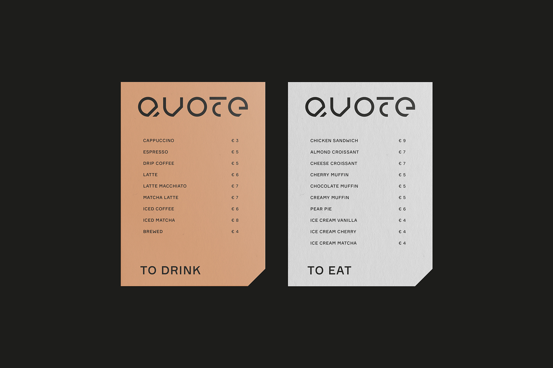 Quote Coffee — Изображение №14 — Брендинг на Dprofile