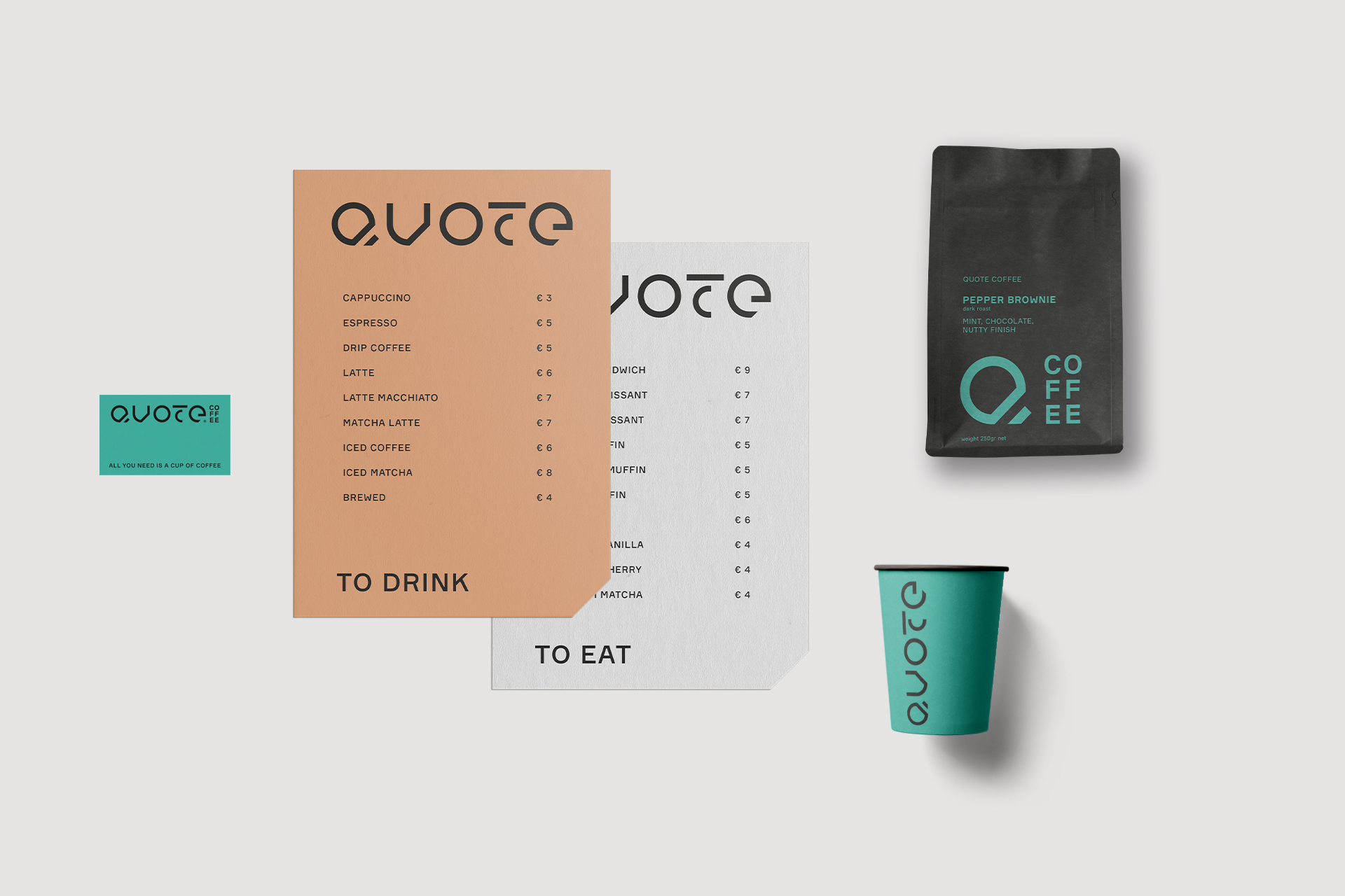 Quote Coffee — Изображение №20 — Брендинг на Dprofile