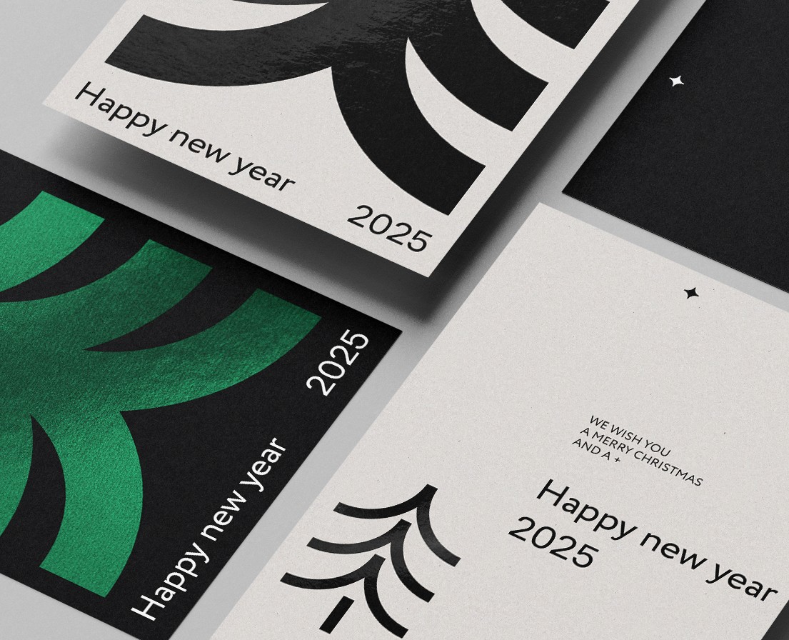 New Year'25 — Брендинг, Графика на Dprofile