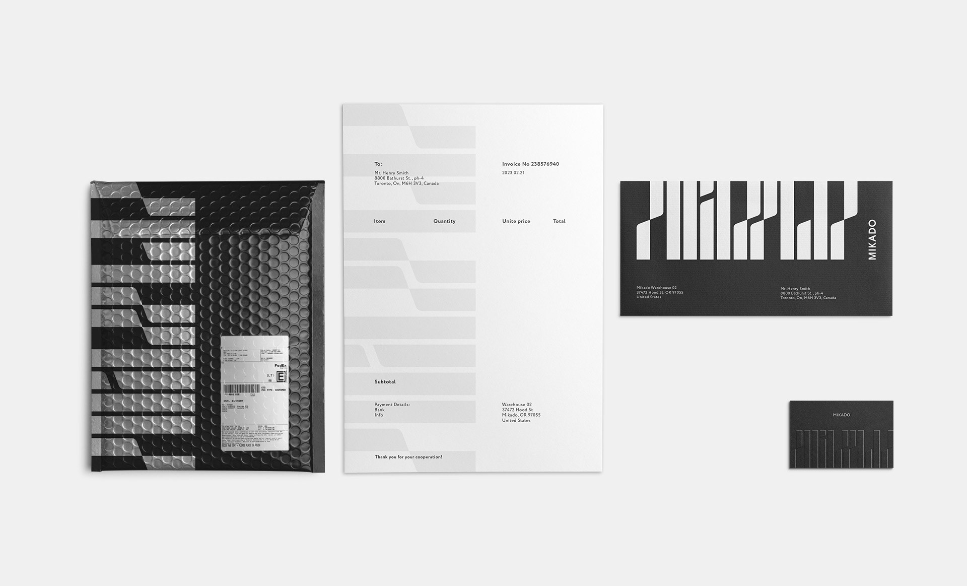 Mikado Branding Identity — Изображение №18 — Брендинг, Графика на Dprofile