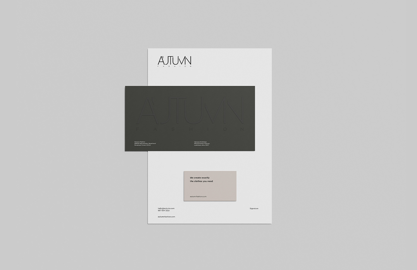 Autumn Fashion brand identity — Изображение №12 — Брендинг, Графика на Dprofile
