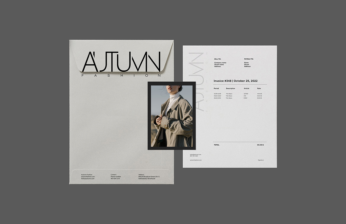Autumn Fashion brand identity — Изображение №16 — Брендинг, Графика на Dprofile