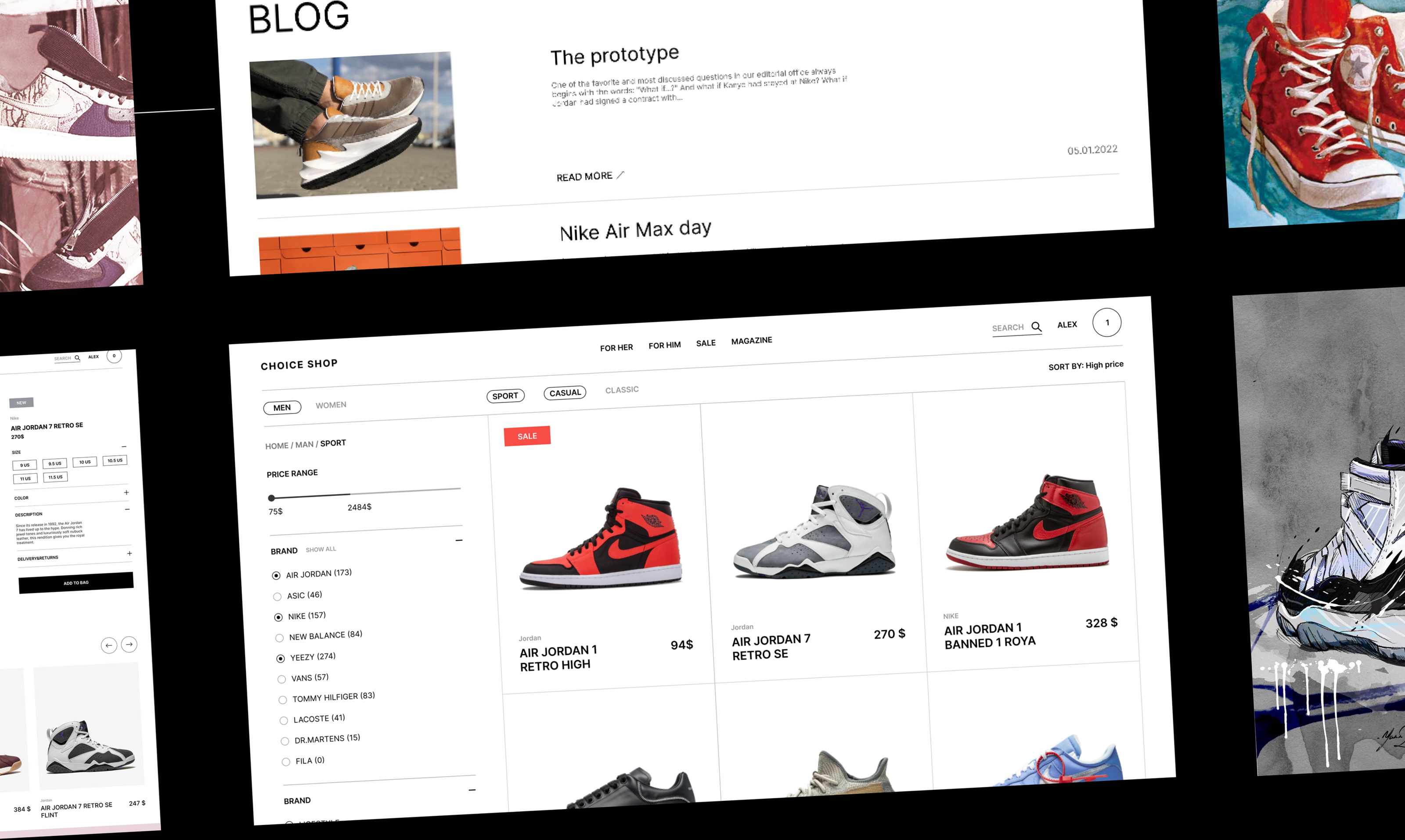 CHOICE - ECommerce store — Изображение №13 — Интерфейсы, Маркетинг на Dprofile