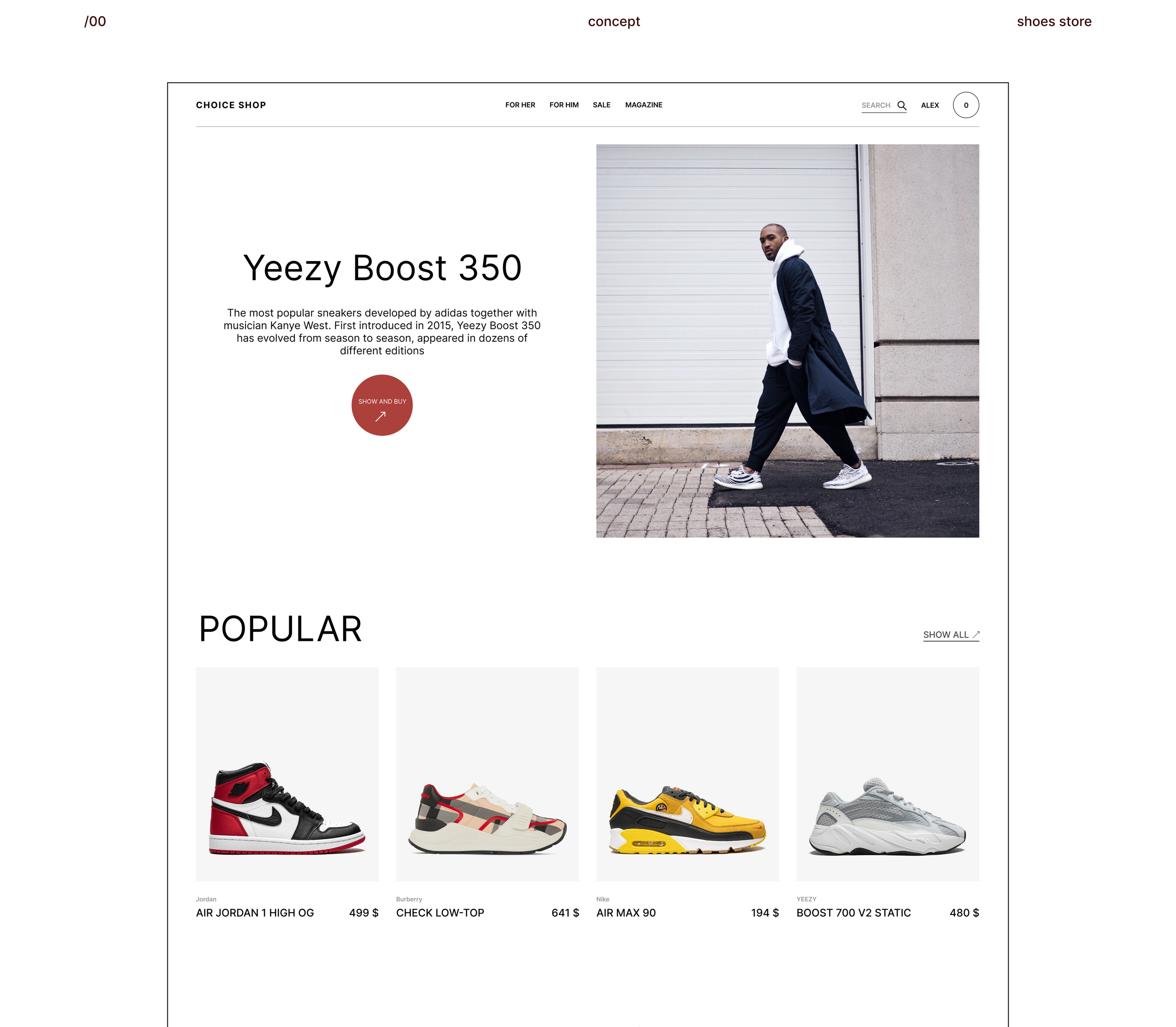 CHOICE - ECommerce store — Изображение №3 — Интерфейсы, Маркетинг на Dprofile