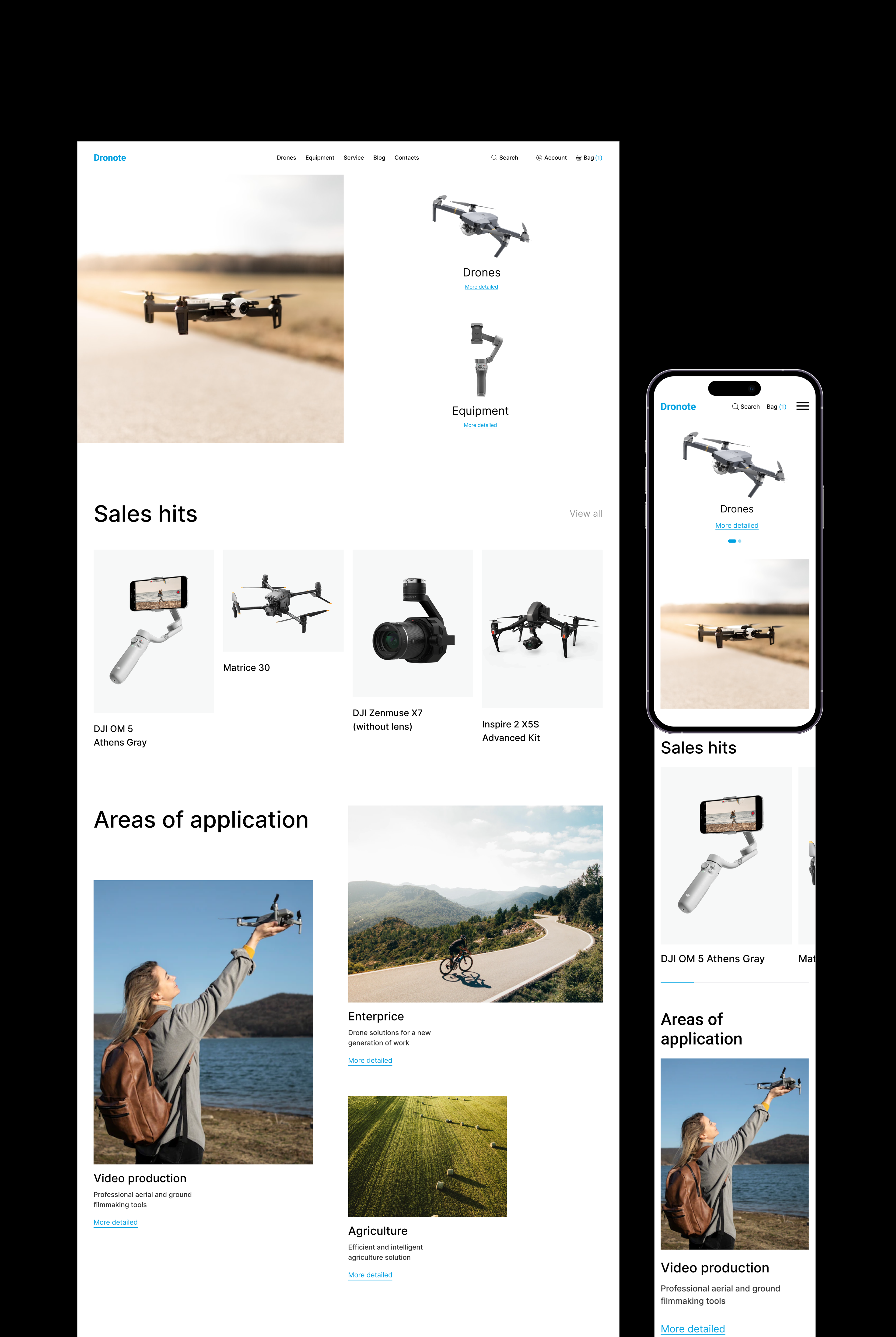 Dronote - Design Concept — Изображение №4 — Интерфейсы, Маркетинг на Dprofile