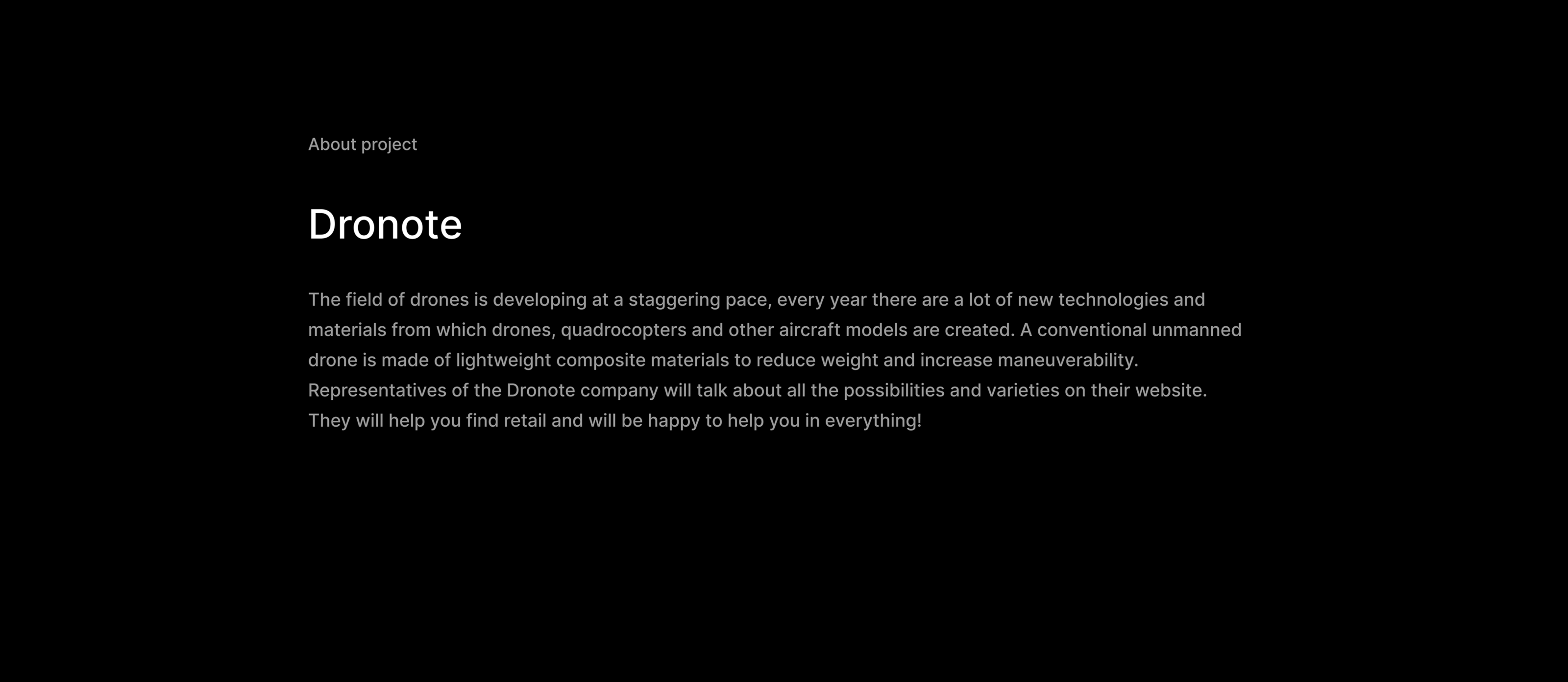 Dronote - Design Concept — Изображение №2 — Интерфейсы, Маркетинг на Dprofile
