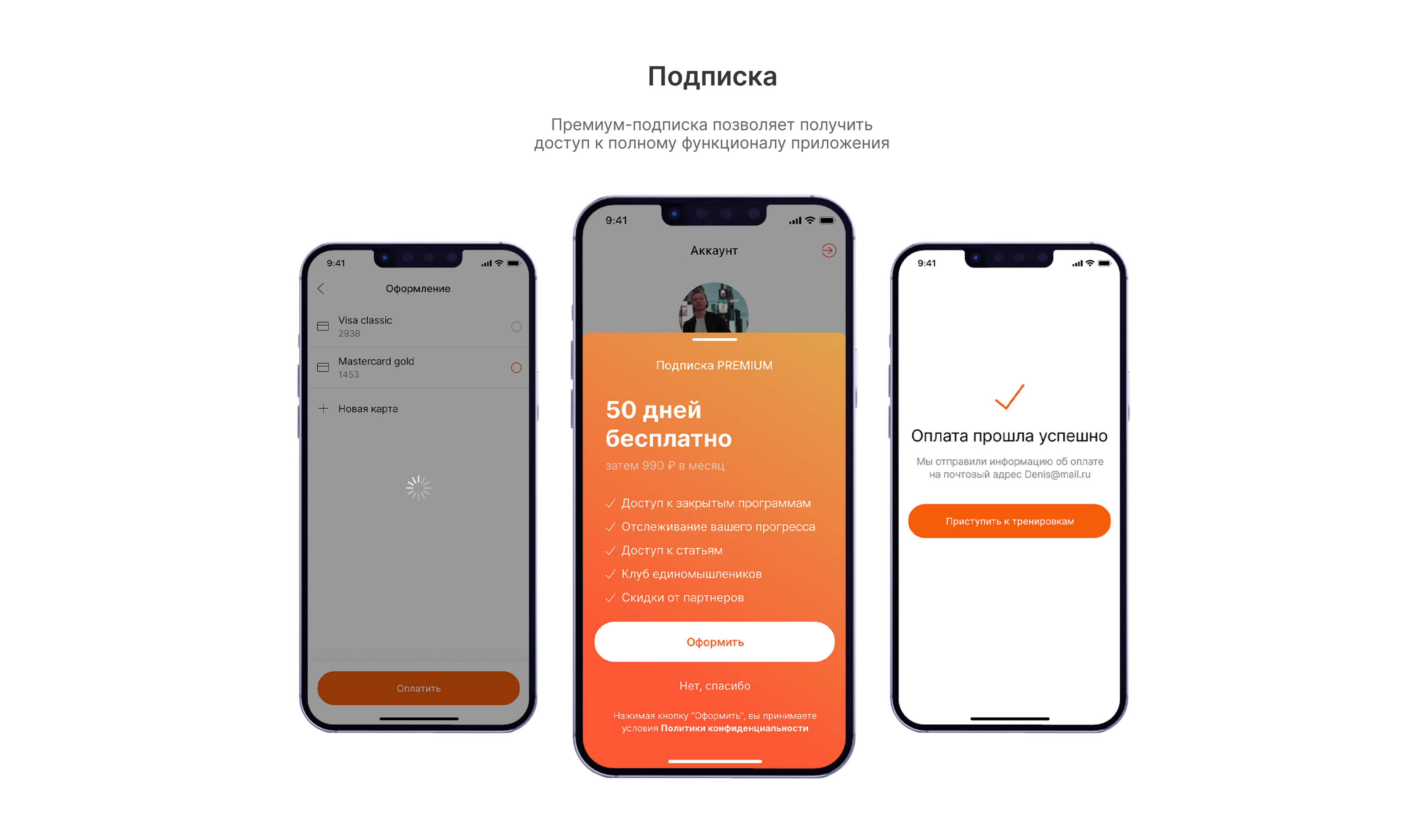 FitLive Mobile App - UX/UI — Изображение №15 — Интерфейсы, Брендинг на Dprofile