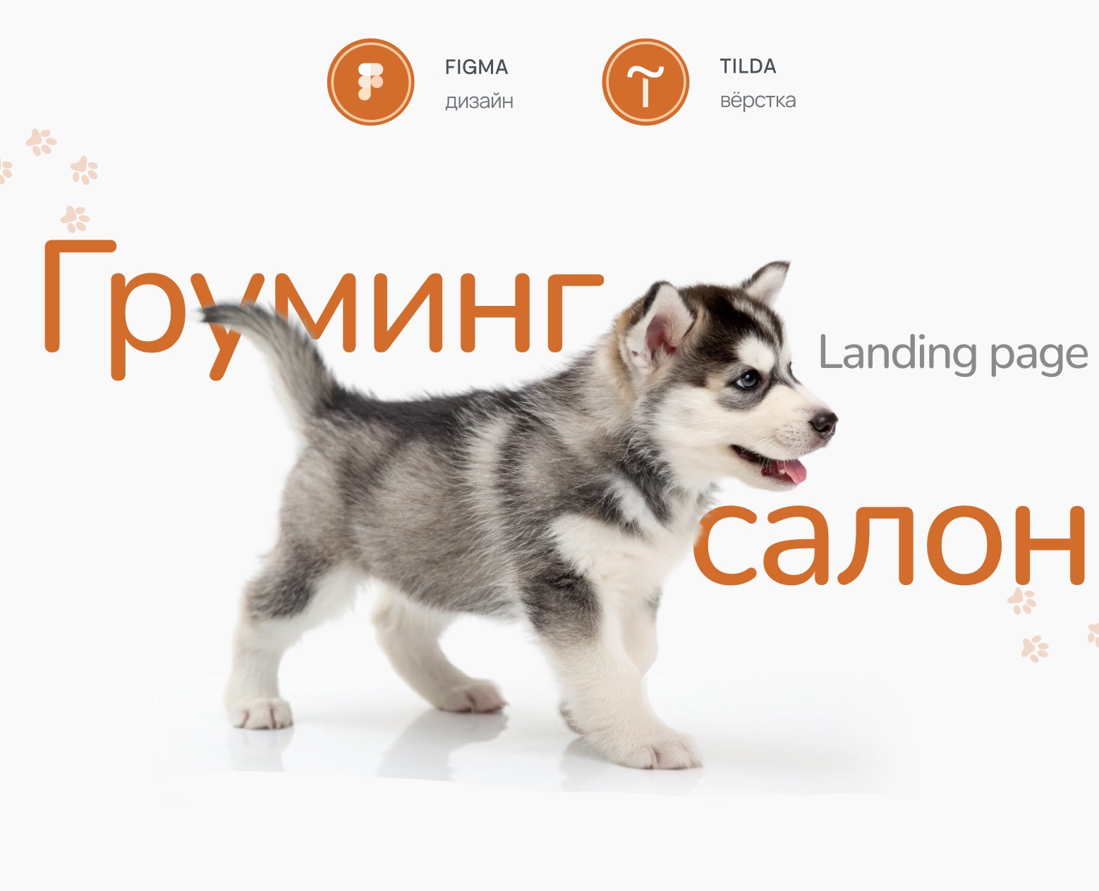 Landing page груминг салон | Лендинг | UX/UI — Интерфейсы на Dprofile