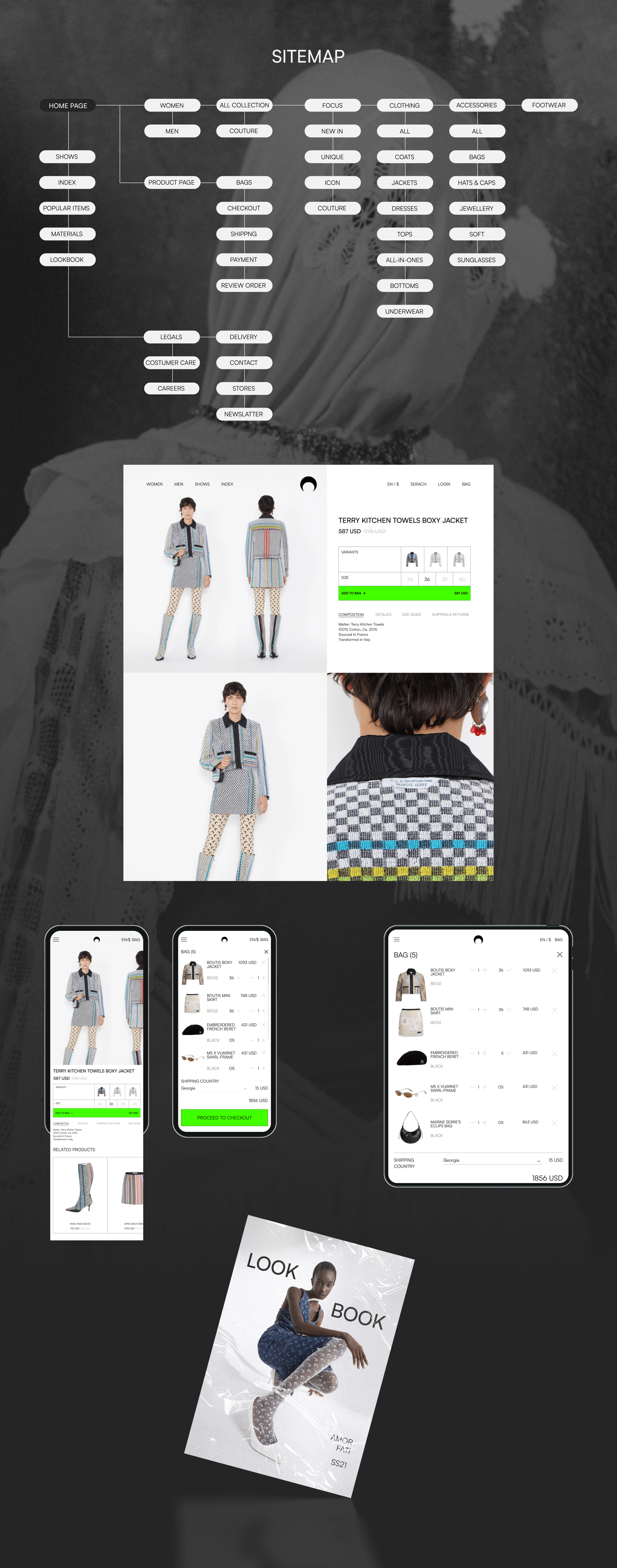 MARINE SERRE | E-commerce redesign — Изображение №6 — Интерфейсы, Брендинг на Dprofile